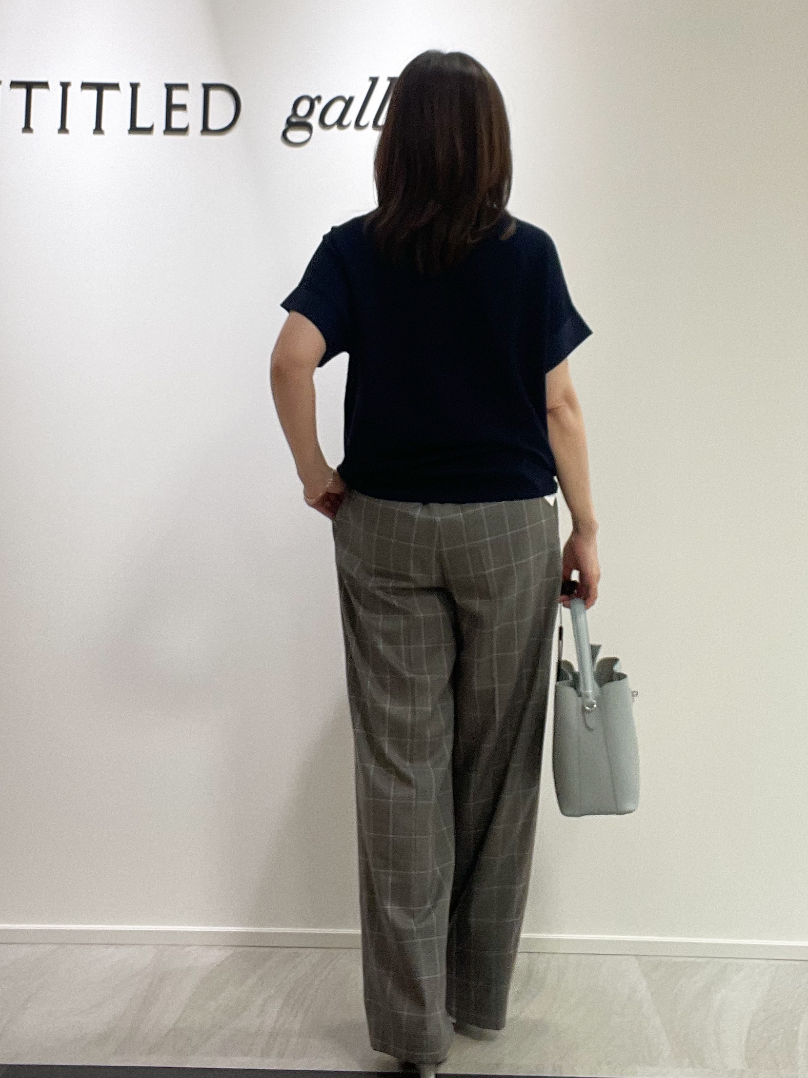 めいさんの「UNTITLED｜【11色展開/体型カバー】前後2WAYフレンチスリーブニット」を使ったコーディネート