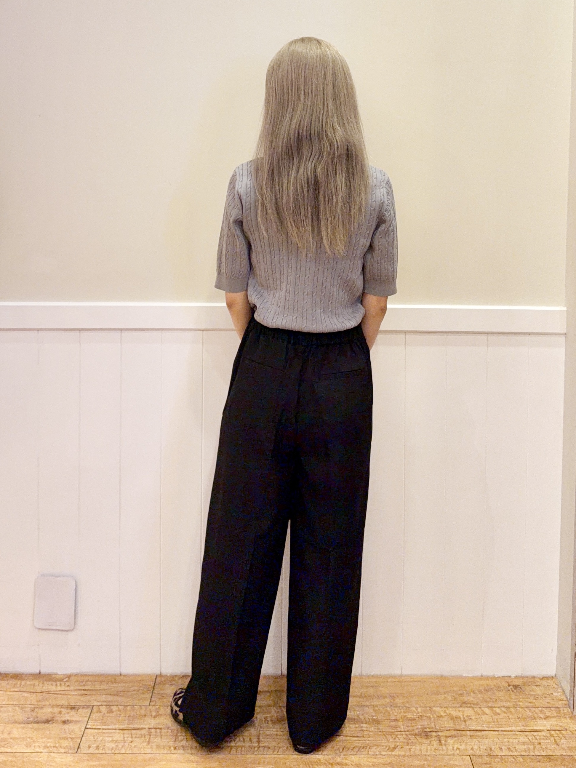 みりのさんの「SHOO･LA･RUE｜【洗濯機可/S-LL】上品見え ミニケーブルニット」を使ったコーディネート