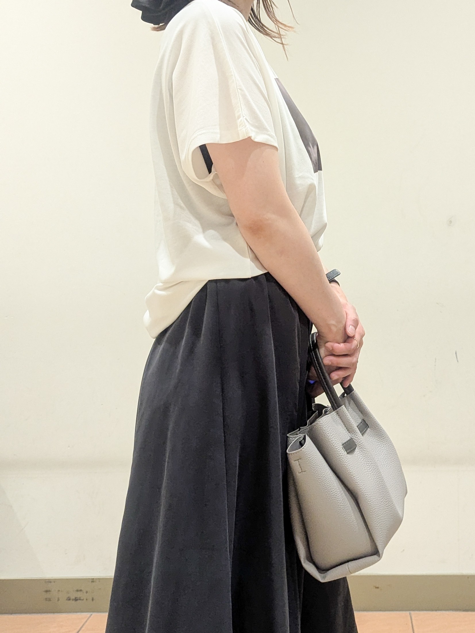 Miさんの「OPAQUE.CLIP｜フォトプリントTシャツ【洗濯機OK】」を使ったコーディネート
