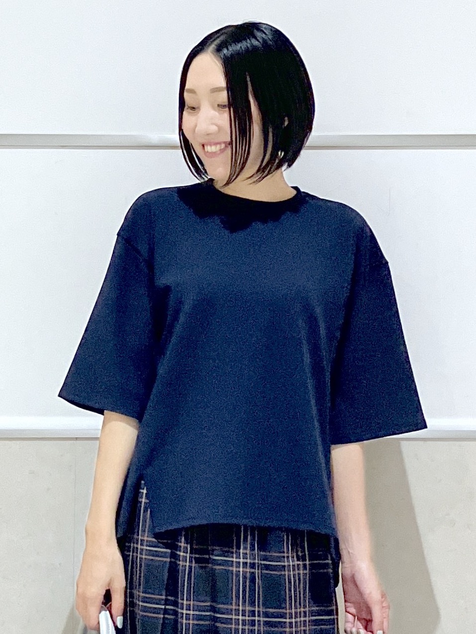 eriko さんの「Dessin｜【マシンウォッシャブル/セットアップ可】カットジャカードプルオーバー」を使ったコーディネート