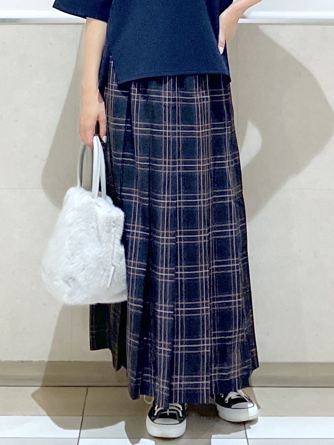 eriko さんの「Dessin｜【マシンウォッシャブル/セットアップ可】カットジャカードプルオーバー」を使ったコーディネート
