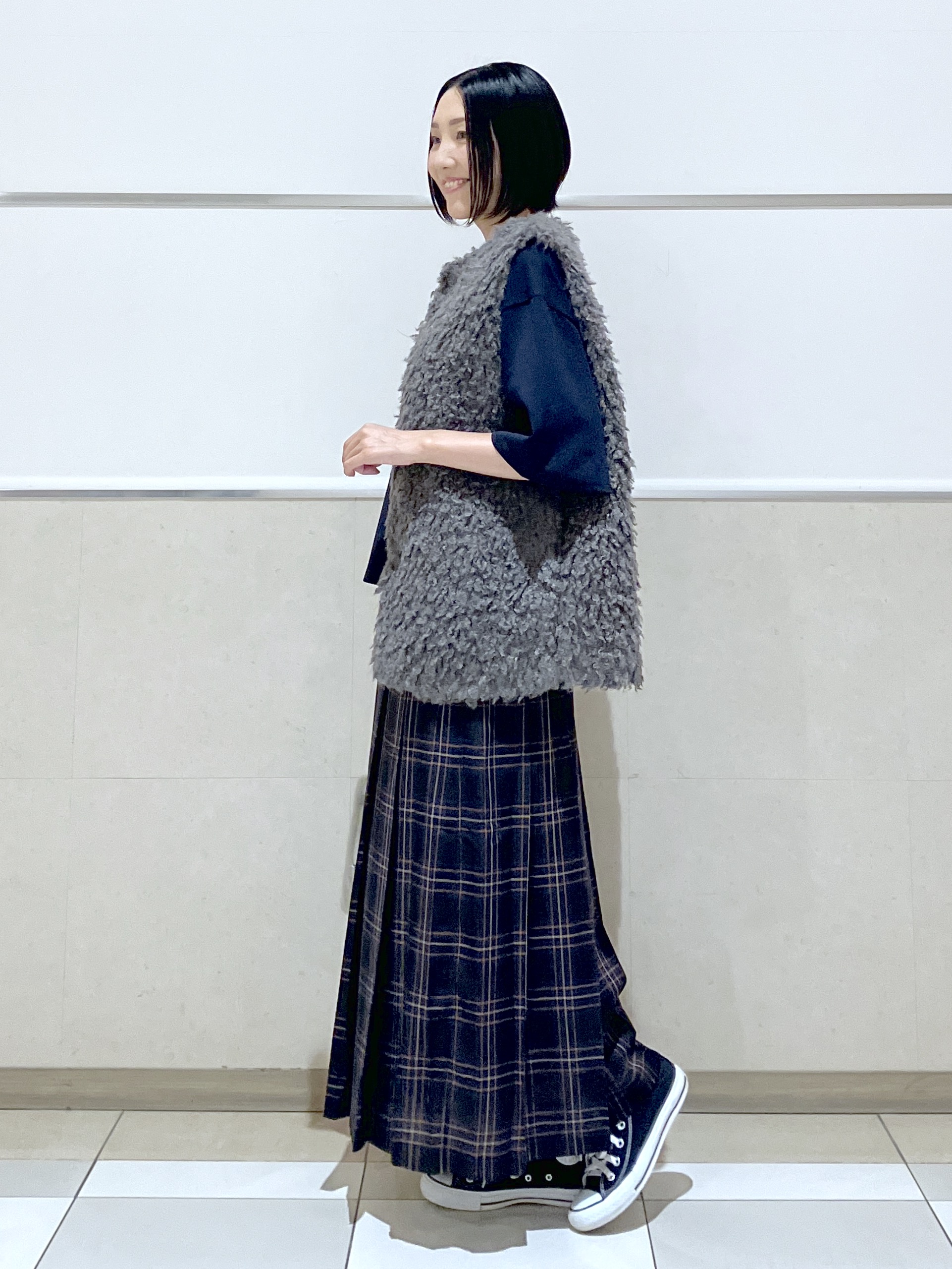 eriko さんの「Dessin｜【マシンウォッシャブル/セットアップ可】カットジャカードプルオーバー」を使ったコーディネート
