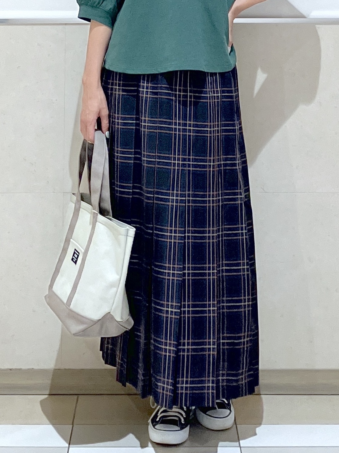 eriko さんの「Dessin｜バックヘンリーカットソー5分袖」を使ったコーディネート