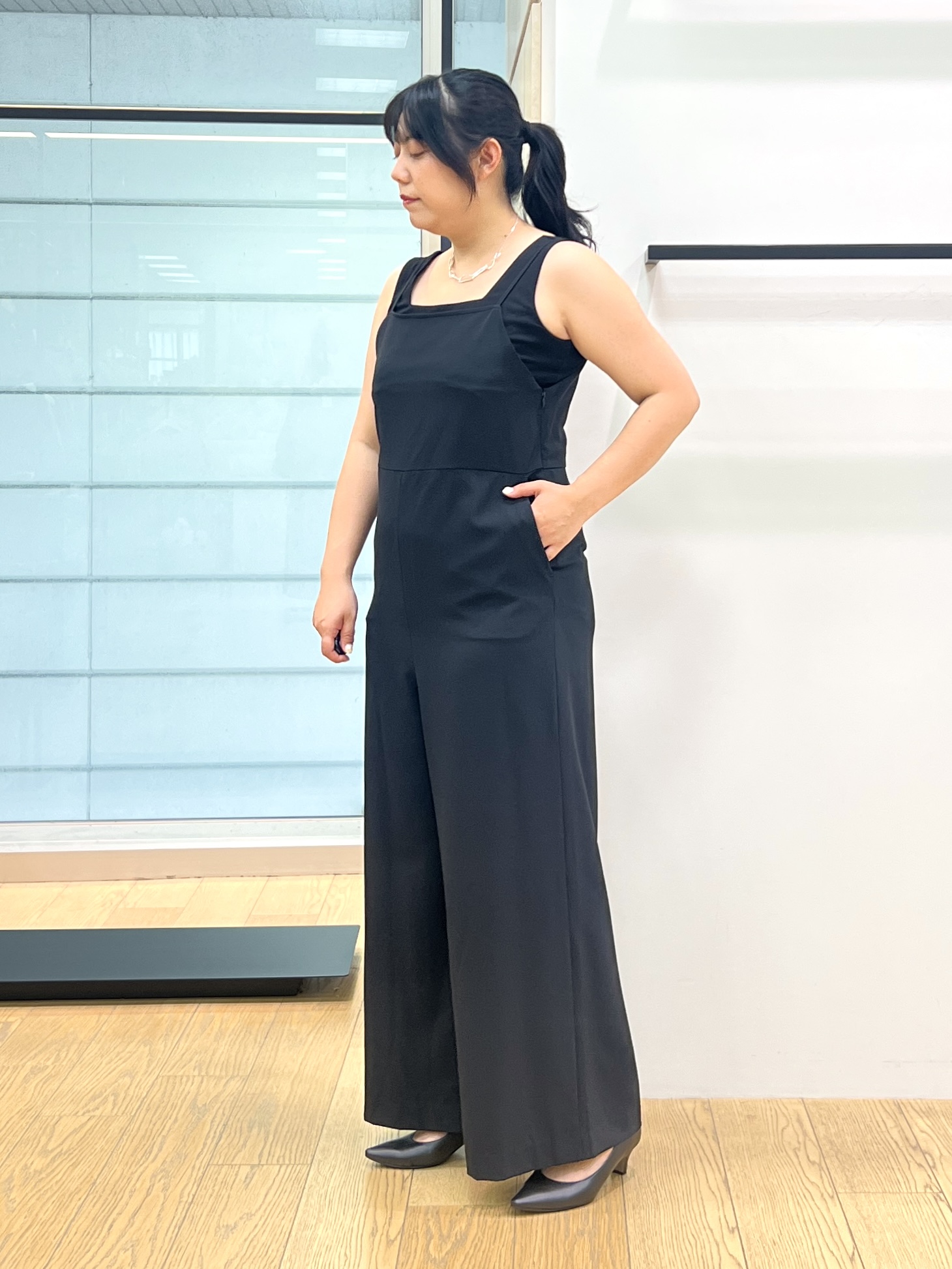shimaさんの「INDIVI｜【トレンド／2WAY】裾ドロスト付きシアーブラウスブルゾン」を使ったコーディネート
