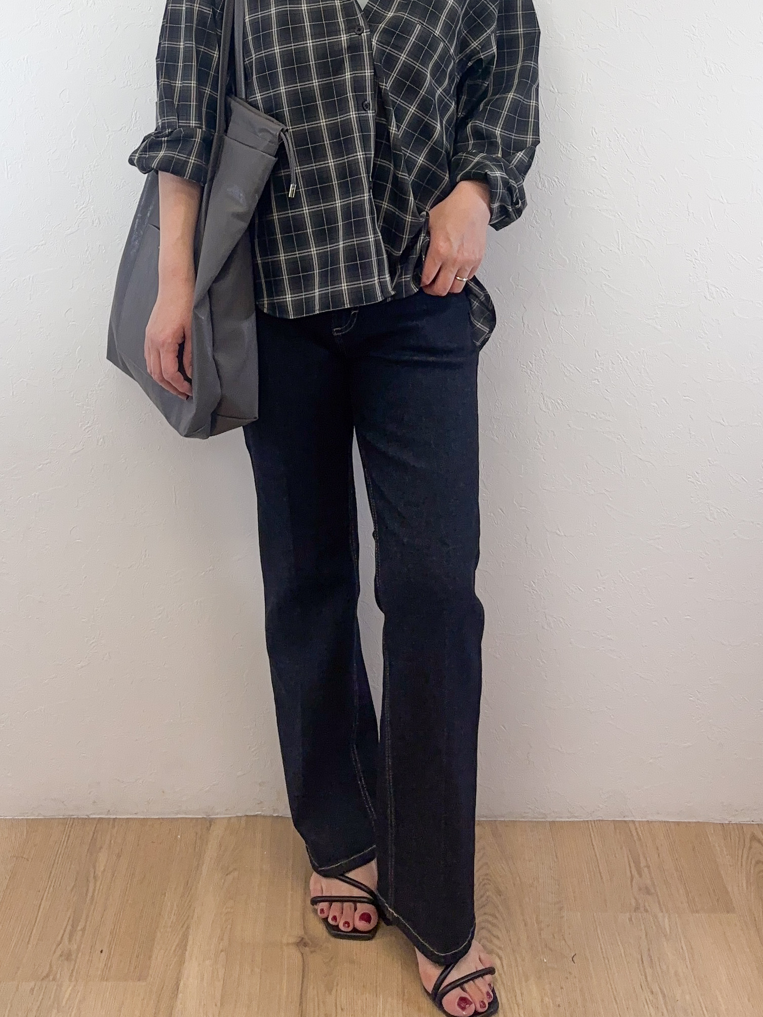 Takeさんの「OPAQUE.CLIP｜チェック柄シャツ【洗濯機OK】」を使ったコーディネート