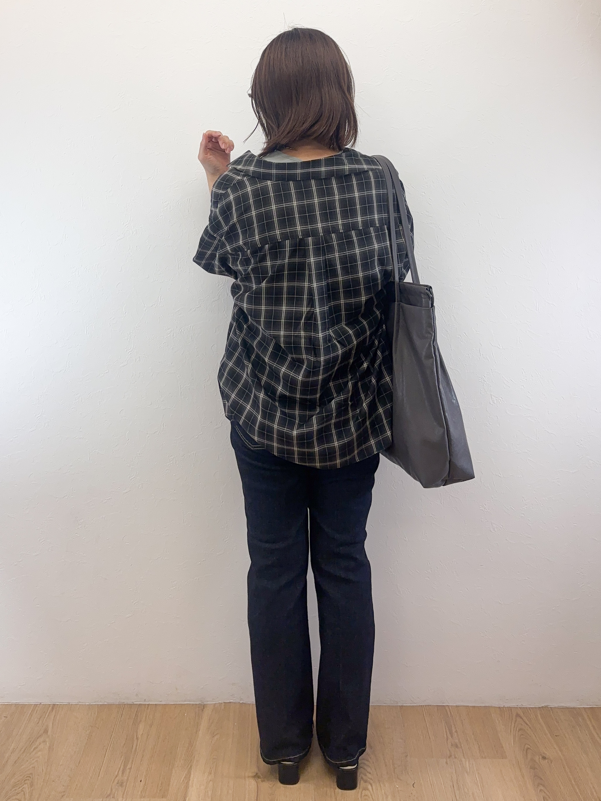 Takeさんの「OPAQUE.CLIP｜チェック柄シャツ【洗濯機OK】」を使ったコーディネート
