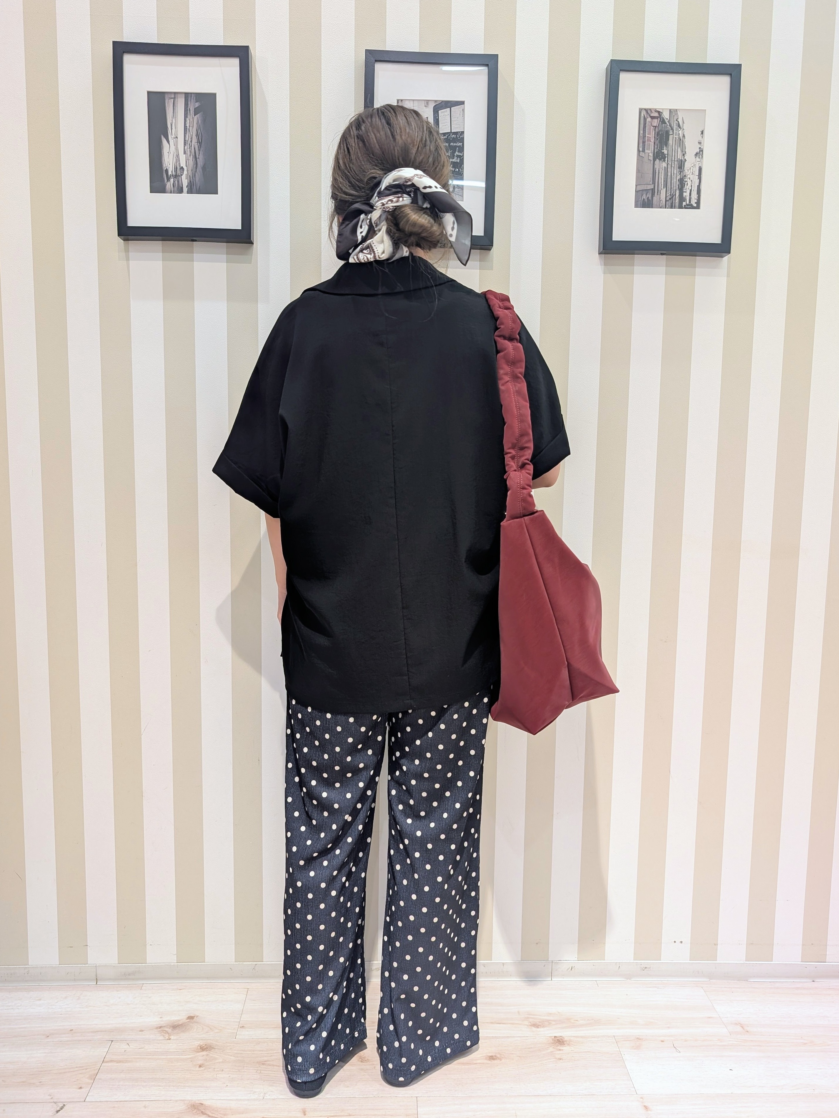 太田沙弥さんの「SHOO･LA･RUE｜【高レビュー/洗濯機可/セットアップ可】軽凛(かろりん) ひんやり半袖ジャケット」を使ったコーディネート