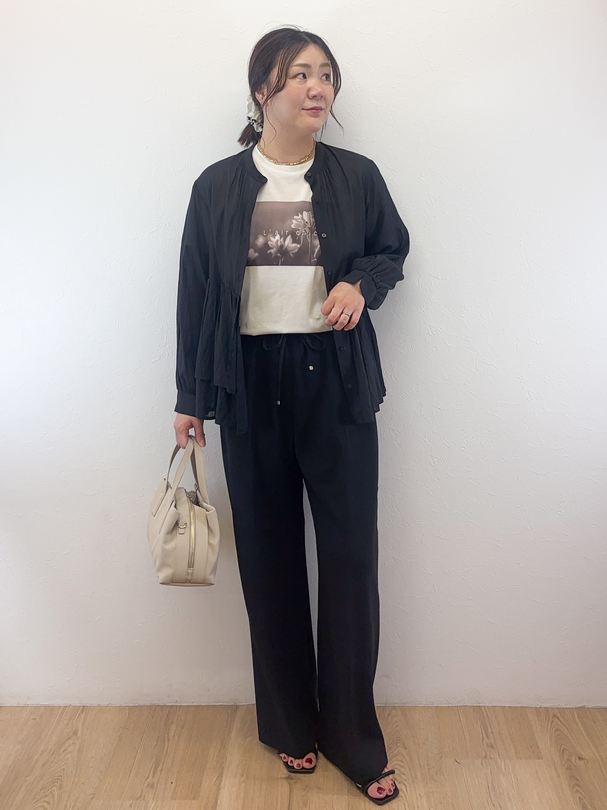 Takeさんの「OPAQUE.CLIP｜フォトプリントTシャツ【洗濯機OK】」を使ったコーディネート
