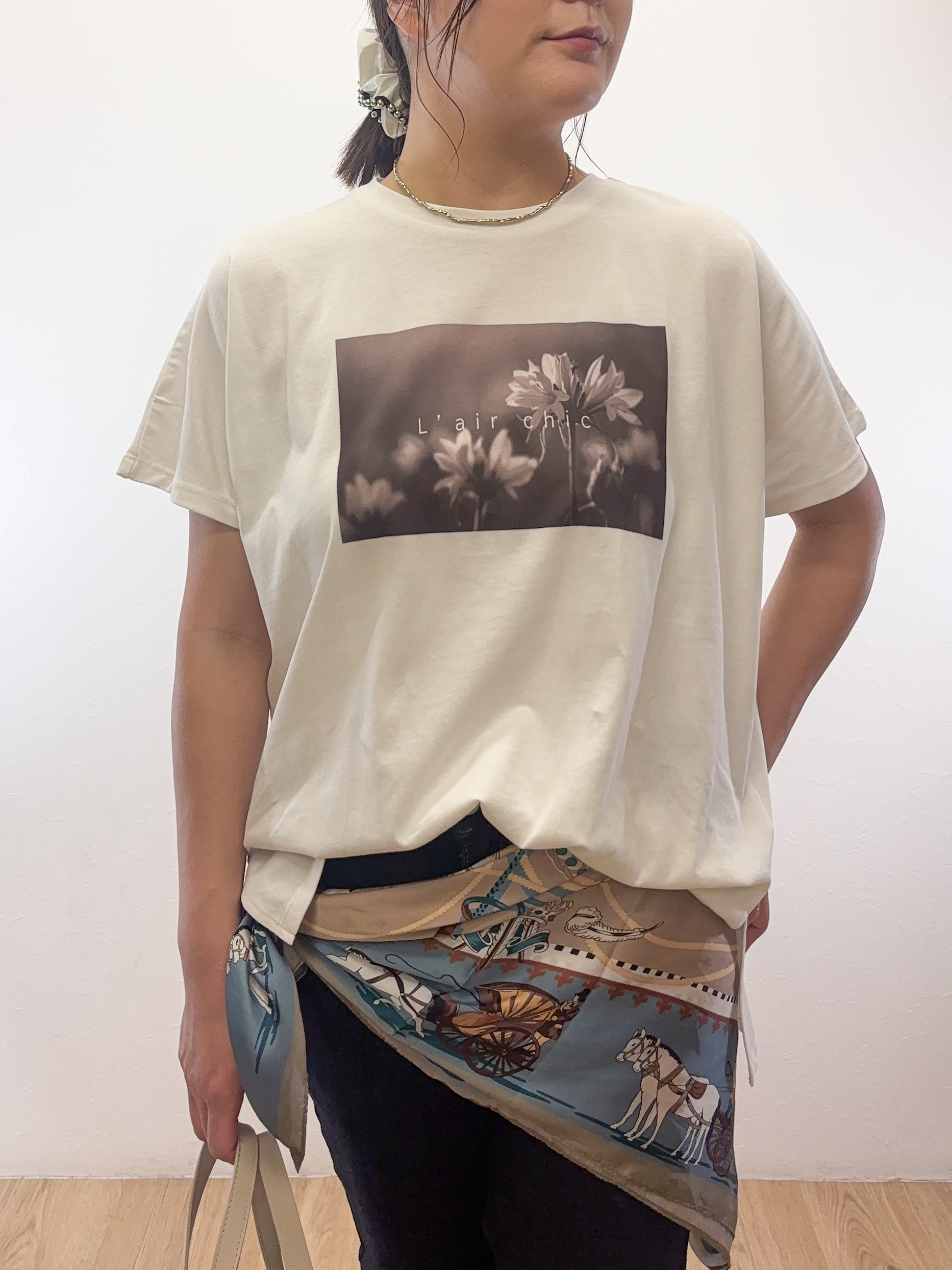 Takeさんの「OPAQUE.CLIP｜フォトプリントTシャツ【洗濯機OK】」を使ったコーディネート