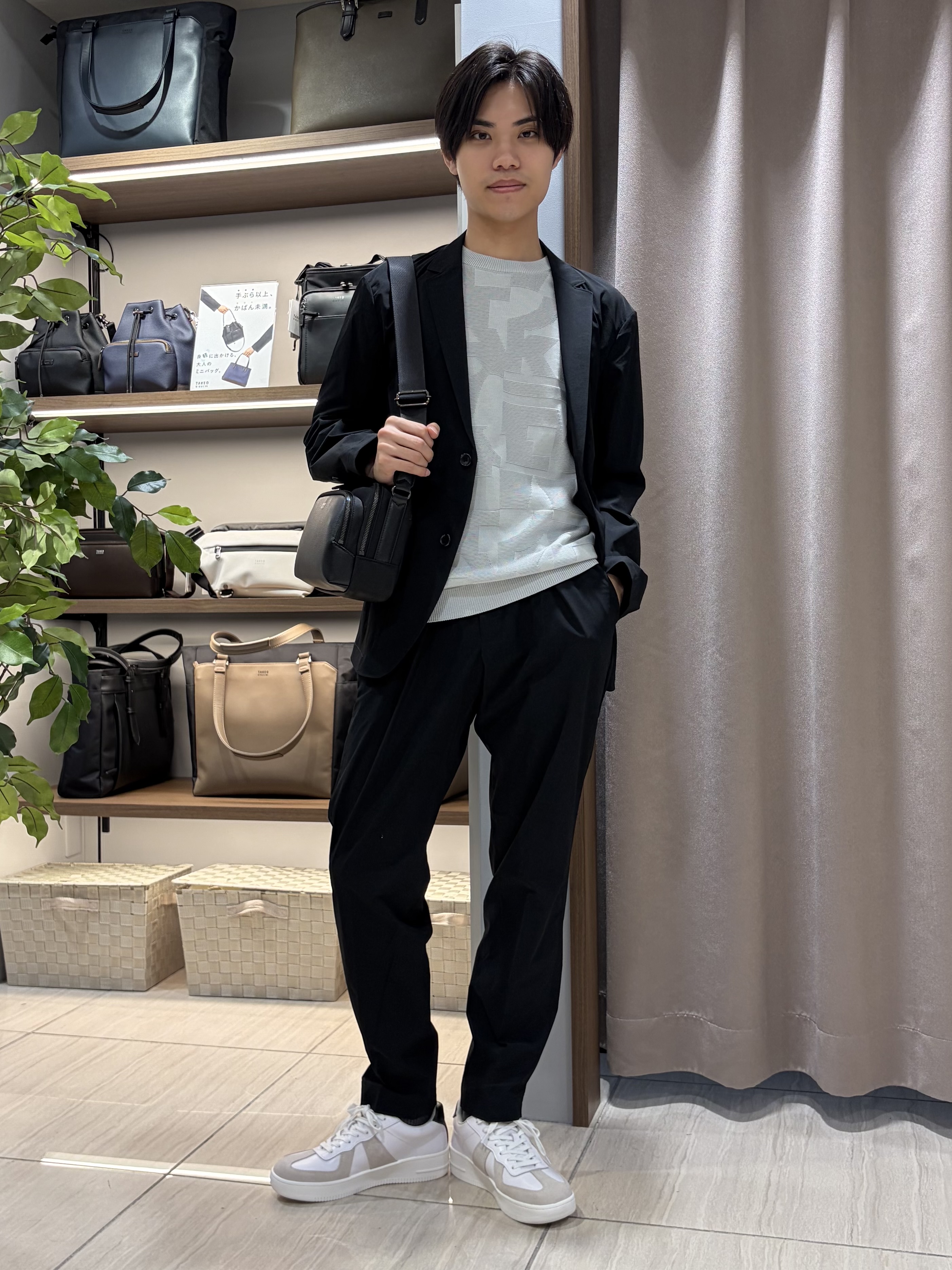 hiroさんの「TAKEO KIKUCHI｜3Dナイロン ジャケット」を使ったコーディネート