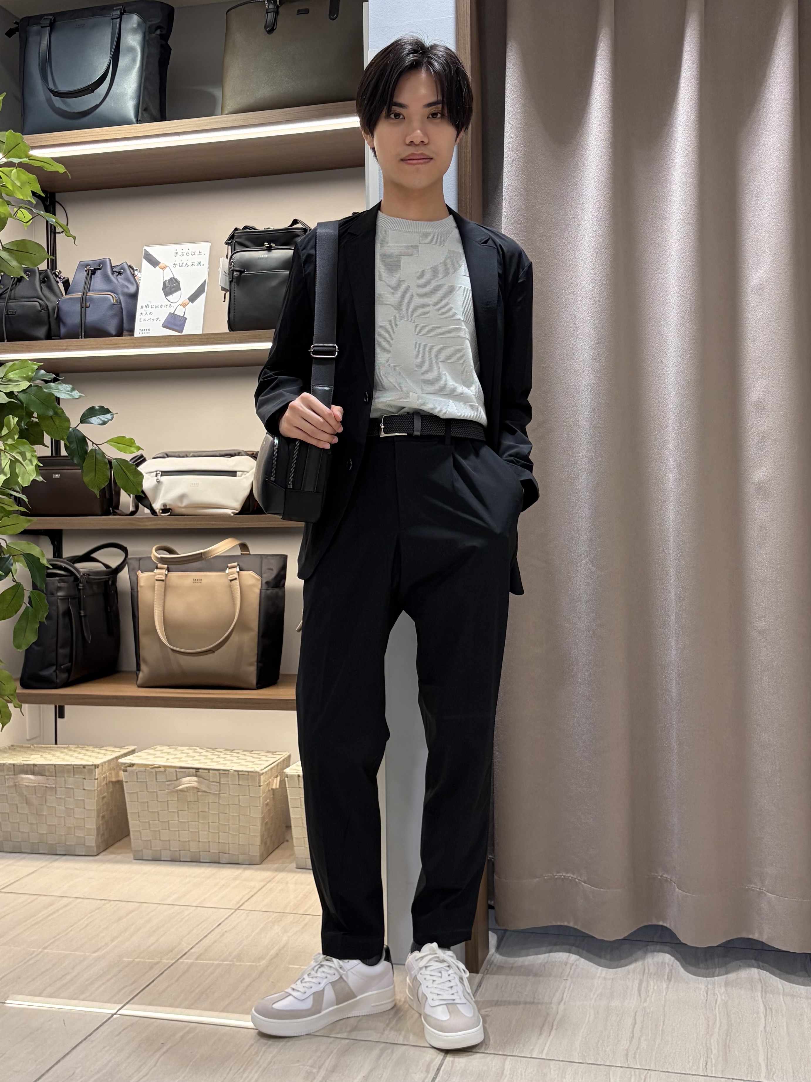 hiroさんの「TAKEO KIKUCHI｜3Dナイロン ジャケット」を使ったコーディネート