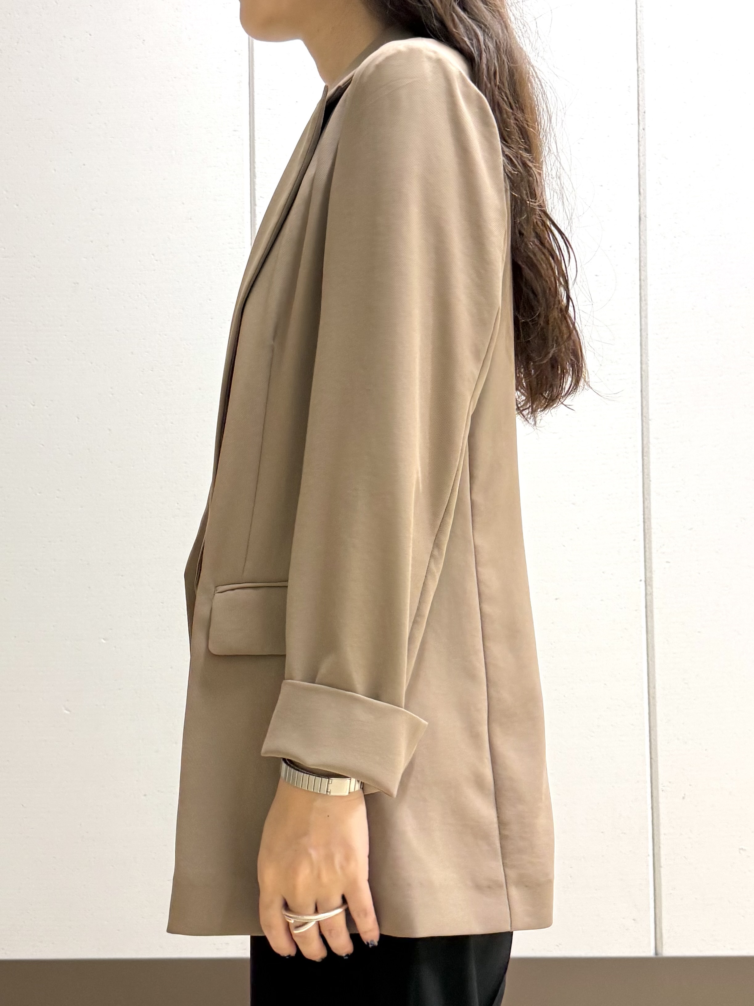 mamiさんの「INDIVI｜【接触冷感/UVケア/着る日傘】ダブルジャケット」を使ったコーディネート