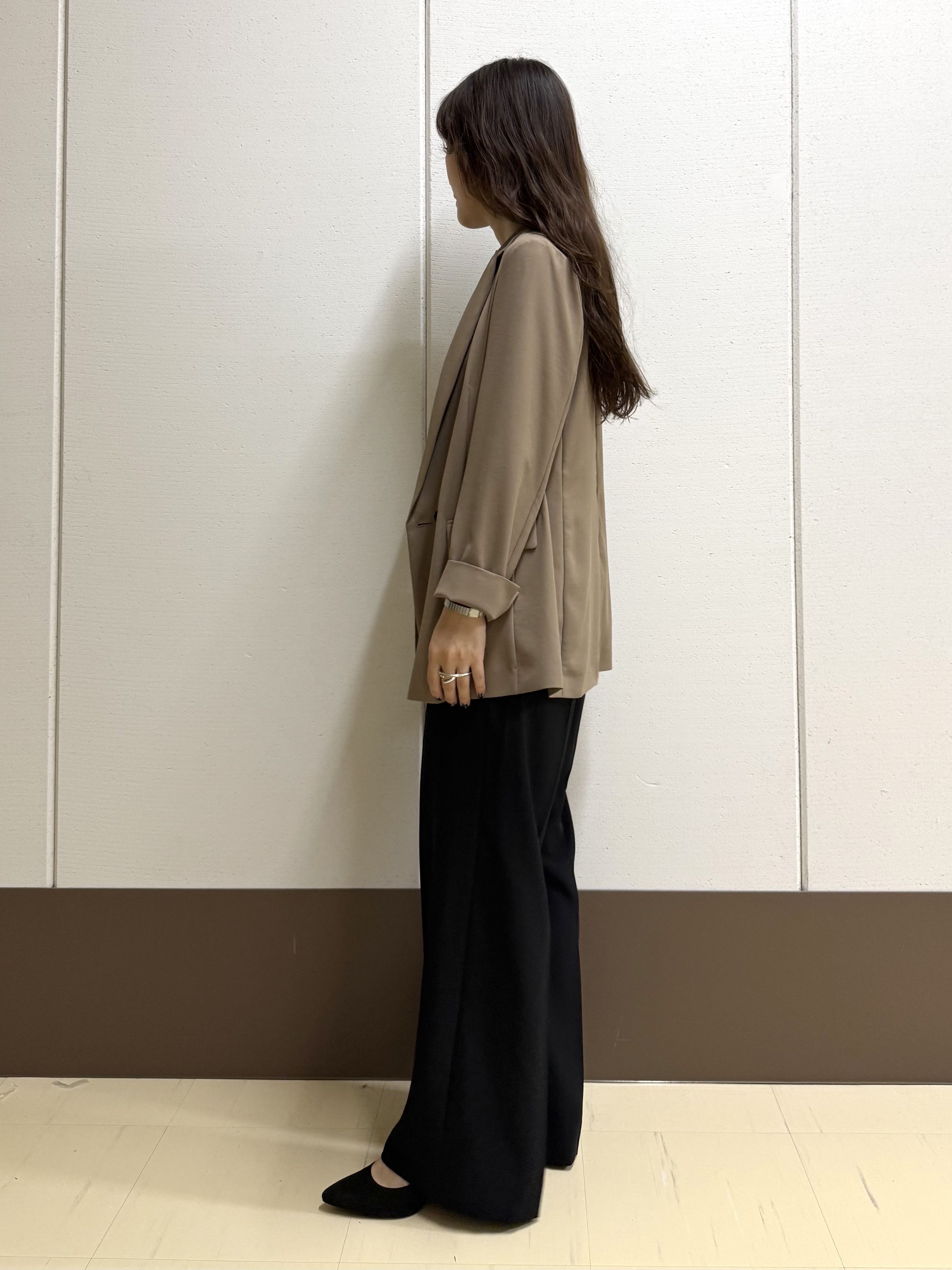 mamiさんの「INDIVI｜【接触冷感/UVケア/着る日傘】ダブルジャケット」を使ったコーディネート
