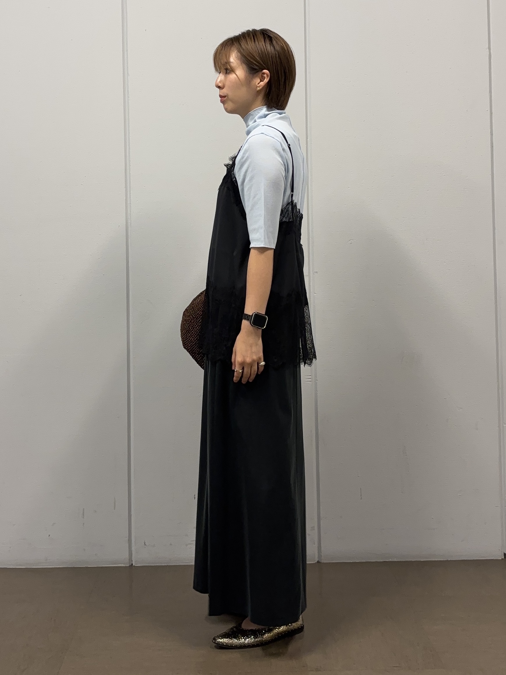 tsujiさんの「UNTITLED｜【重ね着レイヤードに】シアーテレコハイネックトップス」を使ったコーディネート