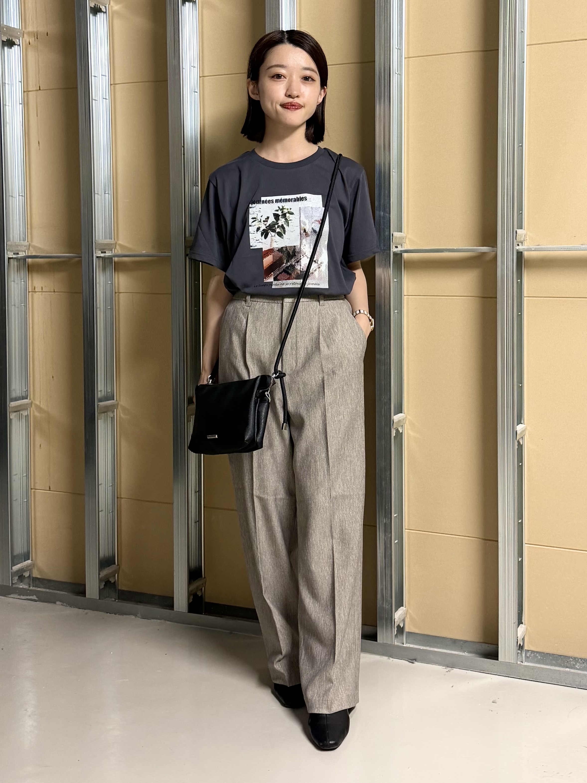 sahoさんの「THE SHOP TK｜POLO BCS/ケーブルクルーカーディガン」を使ったコーディネート
