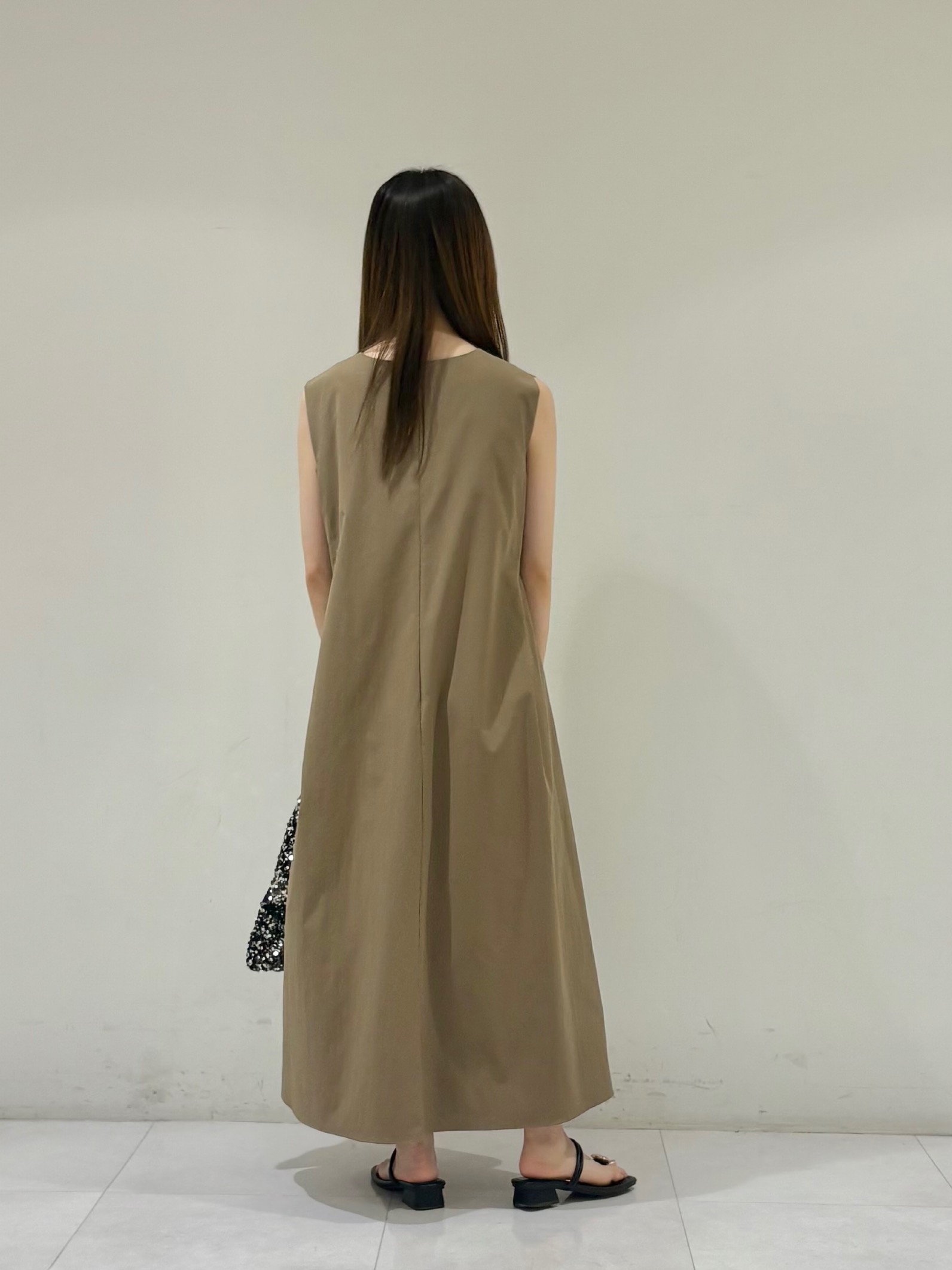 kyokaさんの「UNTITLED｜【残暑も快適/接触冷感/UVカット/吸水速乾】Aラインロングワンピース」を使ったコーディネート