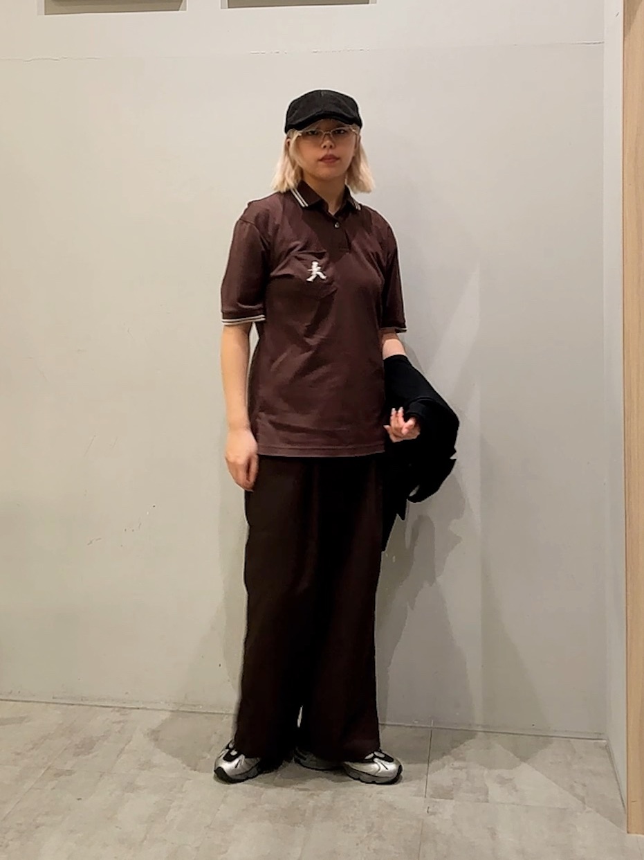 ユウナさんの「TAKEO KIKUCHI｜【BOWLER HAT LABEL】アイスクリアコットン ボーラーハットウォーカー ポロシャツ」を使ったコーディネート