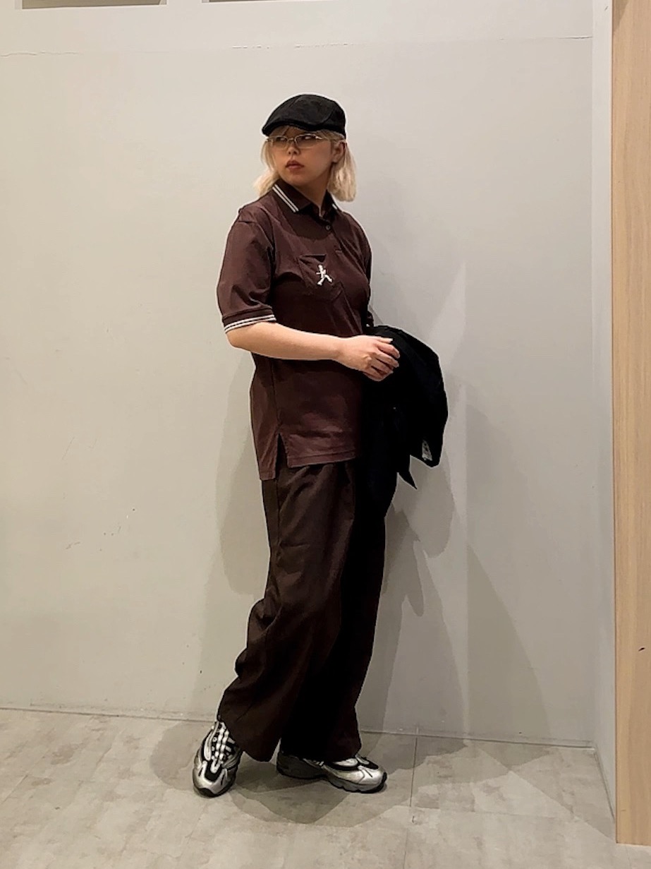 ユウナさんの「TAKEO KIKUCHI｜【BOWLER HAT LABEL】アイスクリアコットン ボーラーハットウォーカー ポロシャツ」を使ったコーディネート