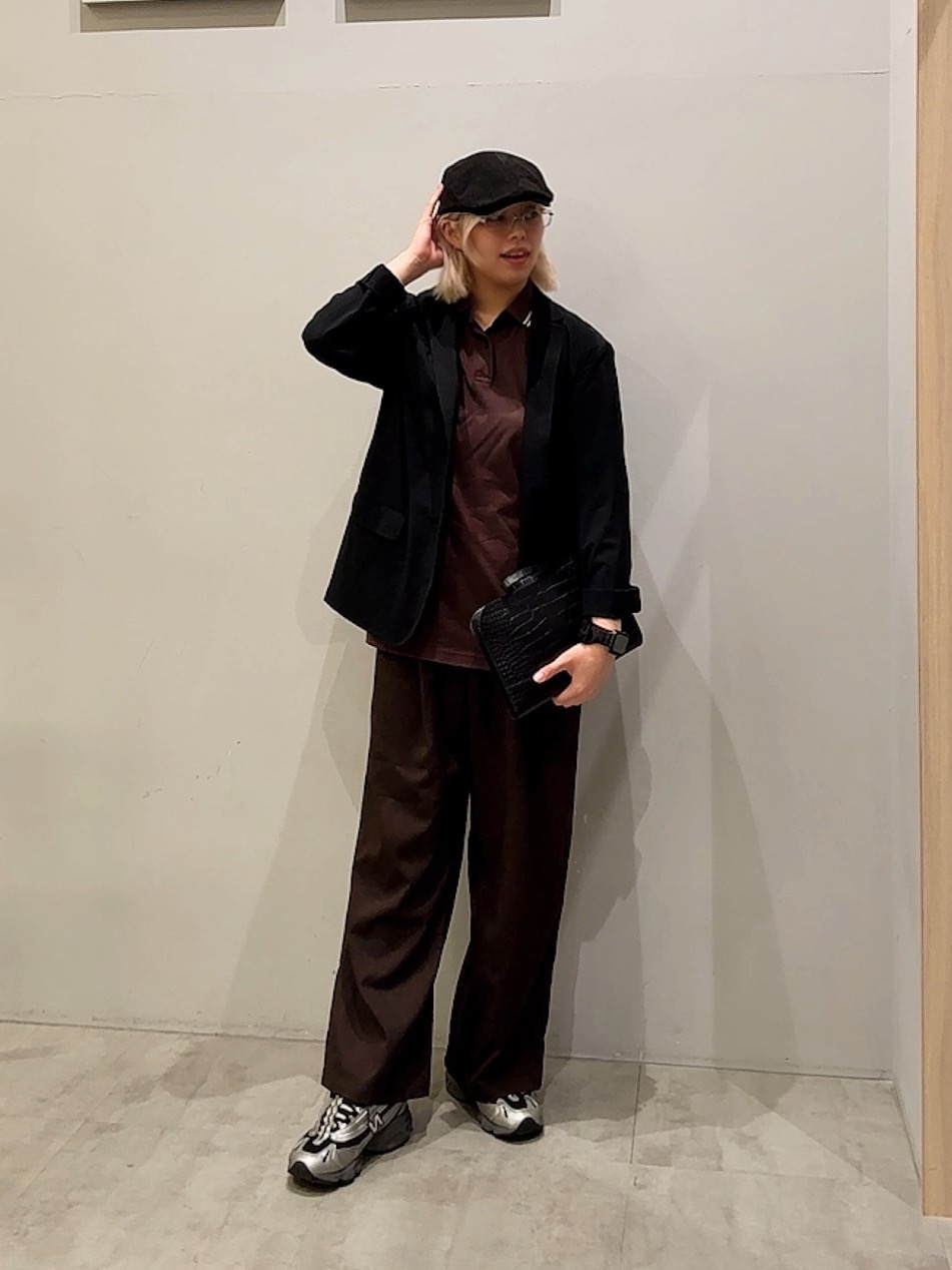 ユウナさんの「TAKEO KIKUCHI｜【BOWLER HAT LABEL】アイスクリアコットン ボーラーハットウォーカー ポロシャツ」を使ったコーディネート