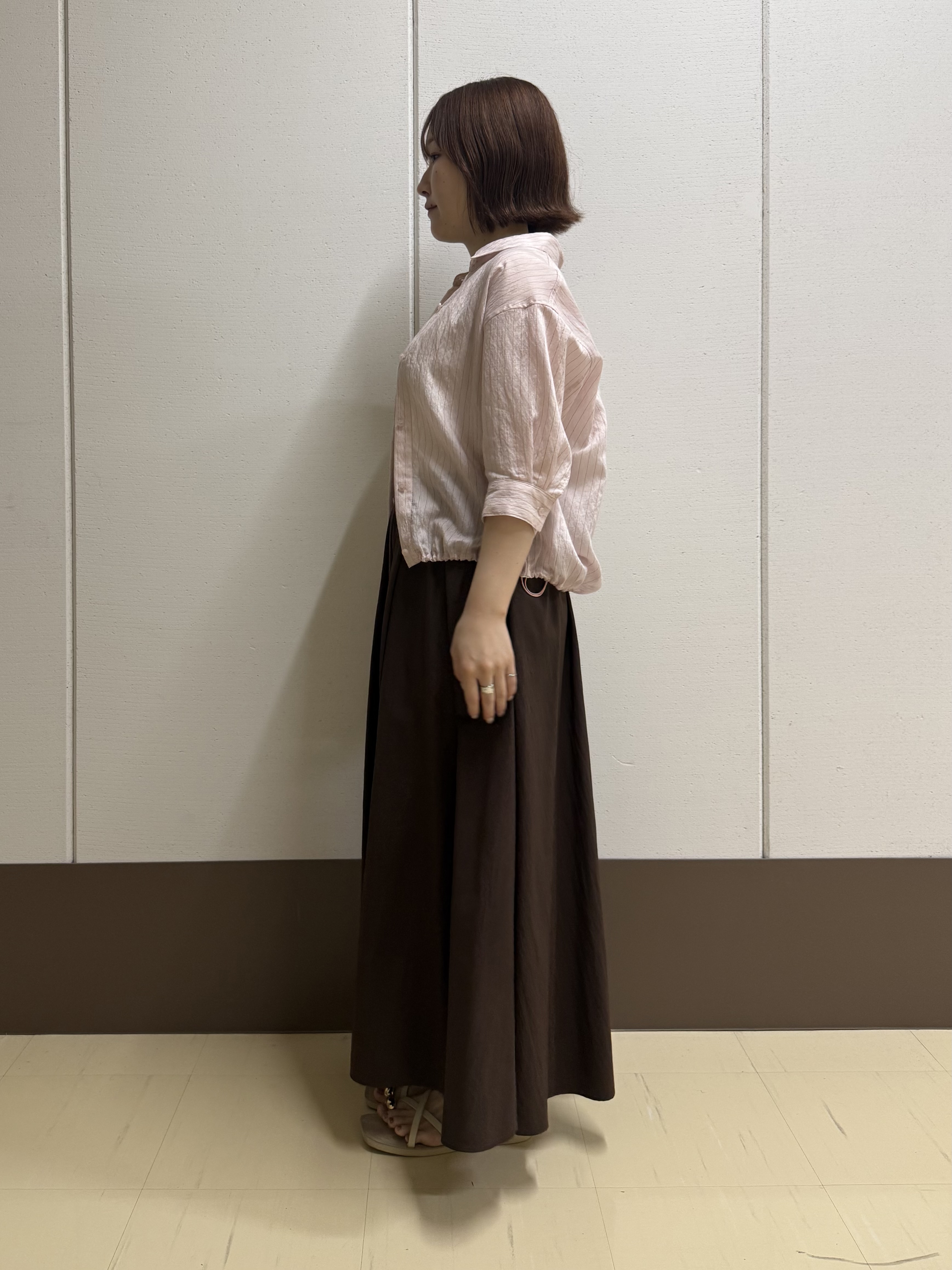 Rikoさんの「INDIVI｜【洗える／前後2WAY】インナータンクトップ」を使ったコーディネート
