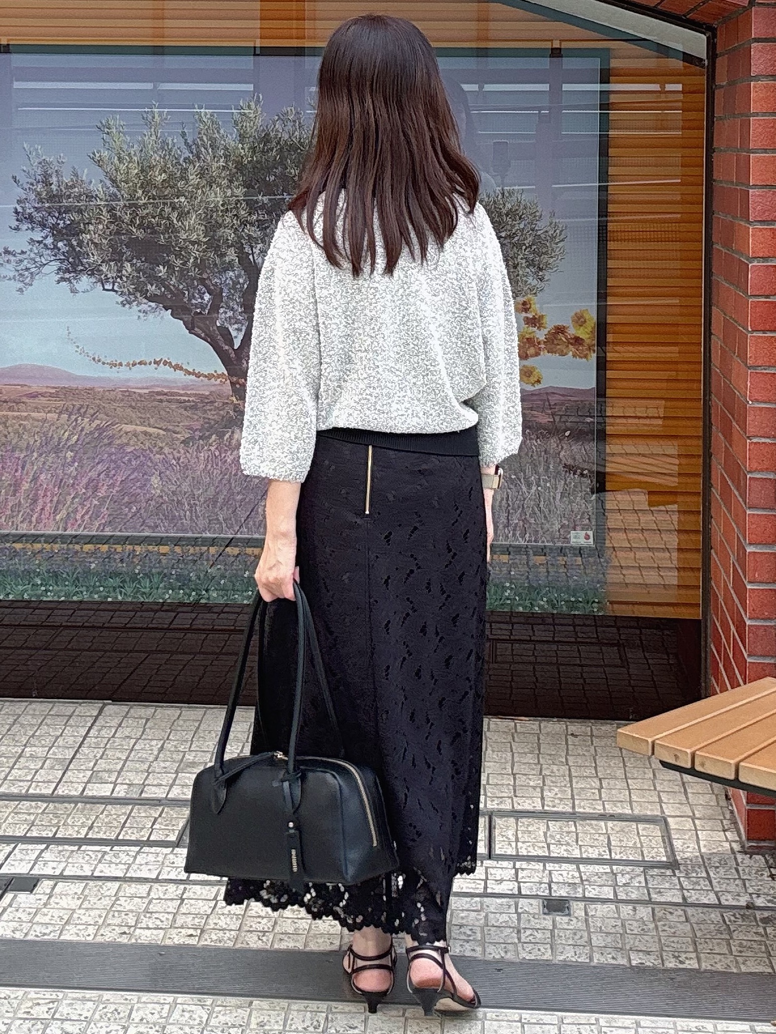 makiさんの「UNTITLED｜【ジャケットライク/前後2WAY】コットン混カールプルオーバー」を使ったコーディネート