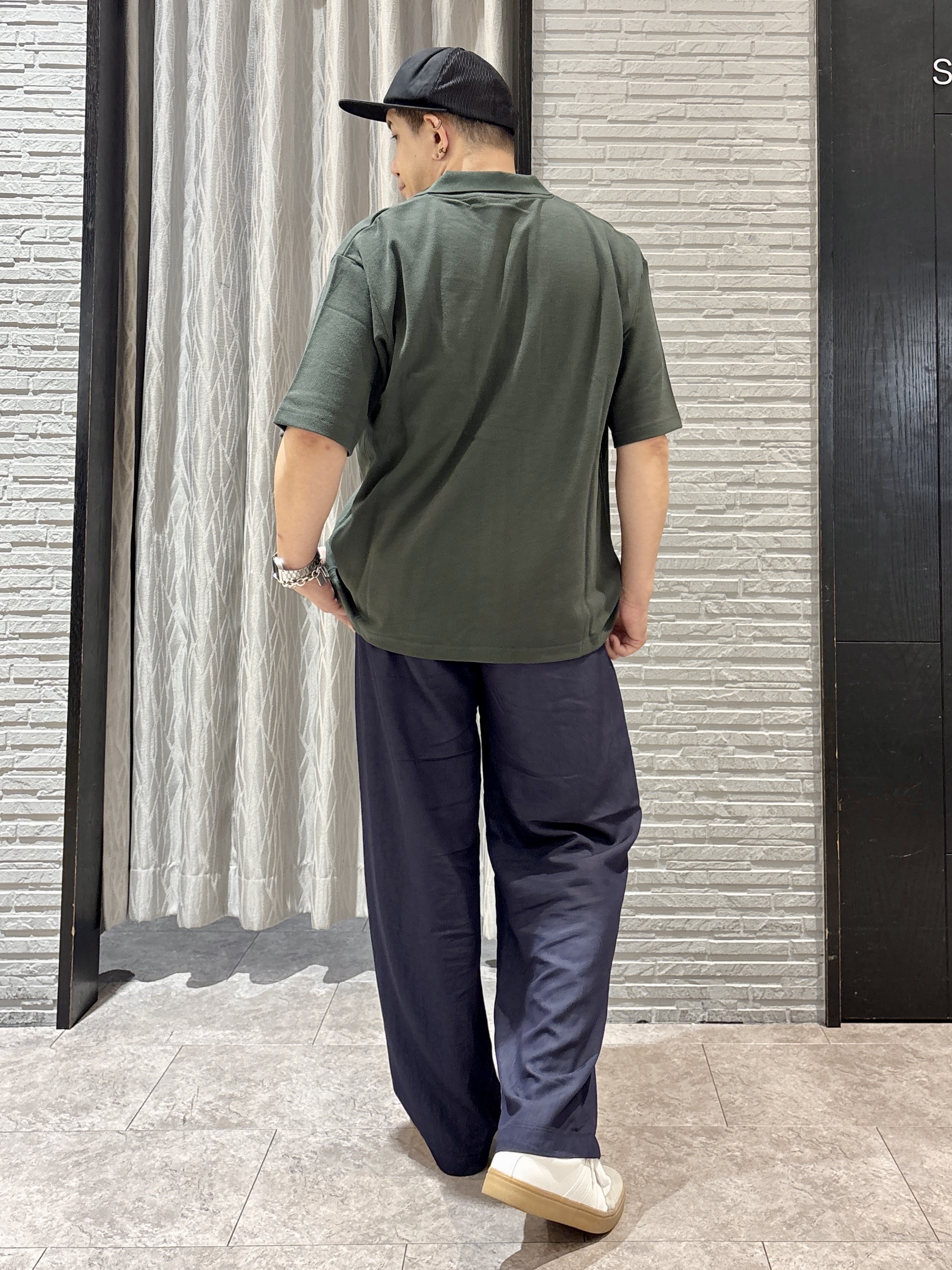 Pーyamaさんの「THE SHOP TK｜【半袖シャツ＋インナー セットアイテム】カノコ半袖シャツ＆半袖Tシャツ」を使ったコーディネート