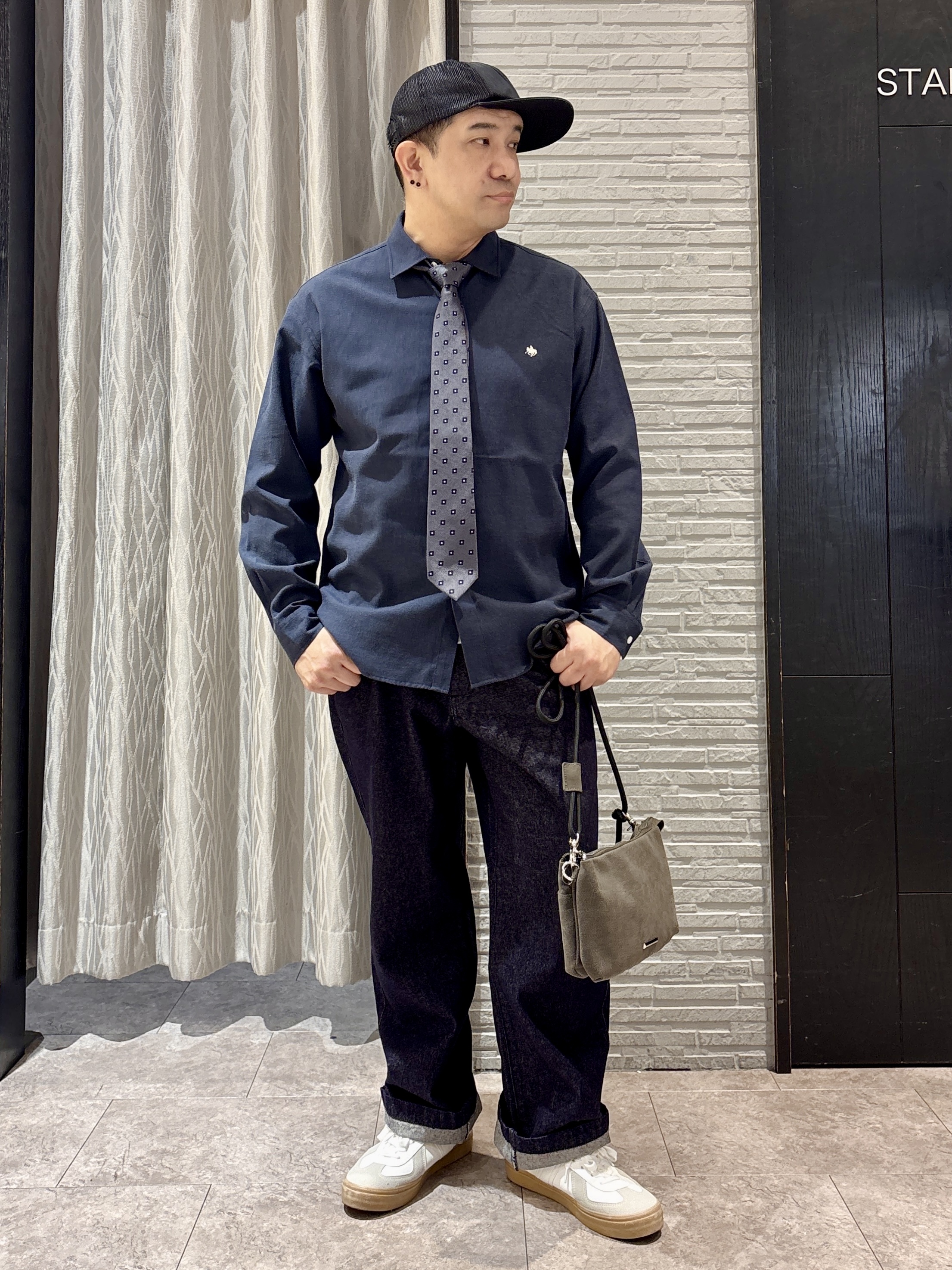 Pーyamaさんの「THE SHOP TK｜POLO BCS/アソート長袖シャツ」を使ったコーディネート