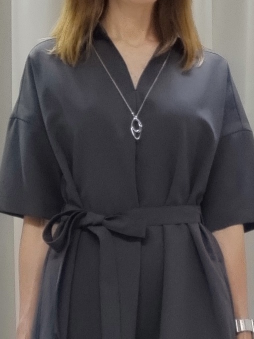 もりさんの「UNTITLED｜【初秋も活躍/UVカット/接触冷感】エアリークールワンピース」を使ったコーディネート