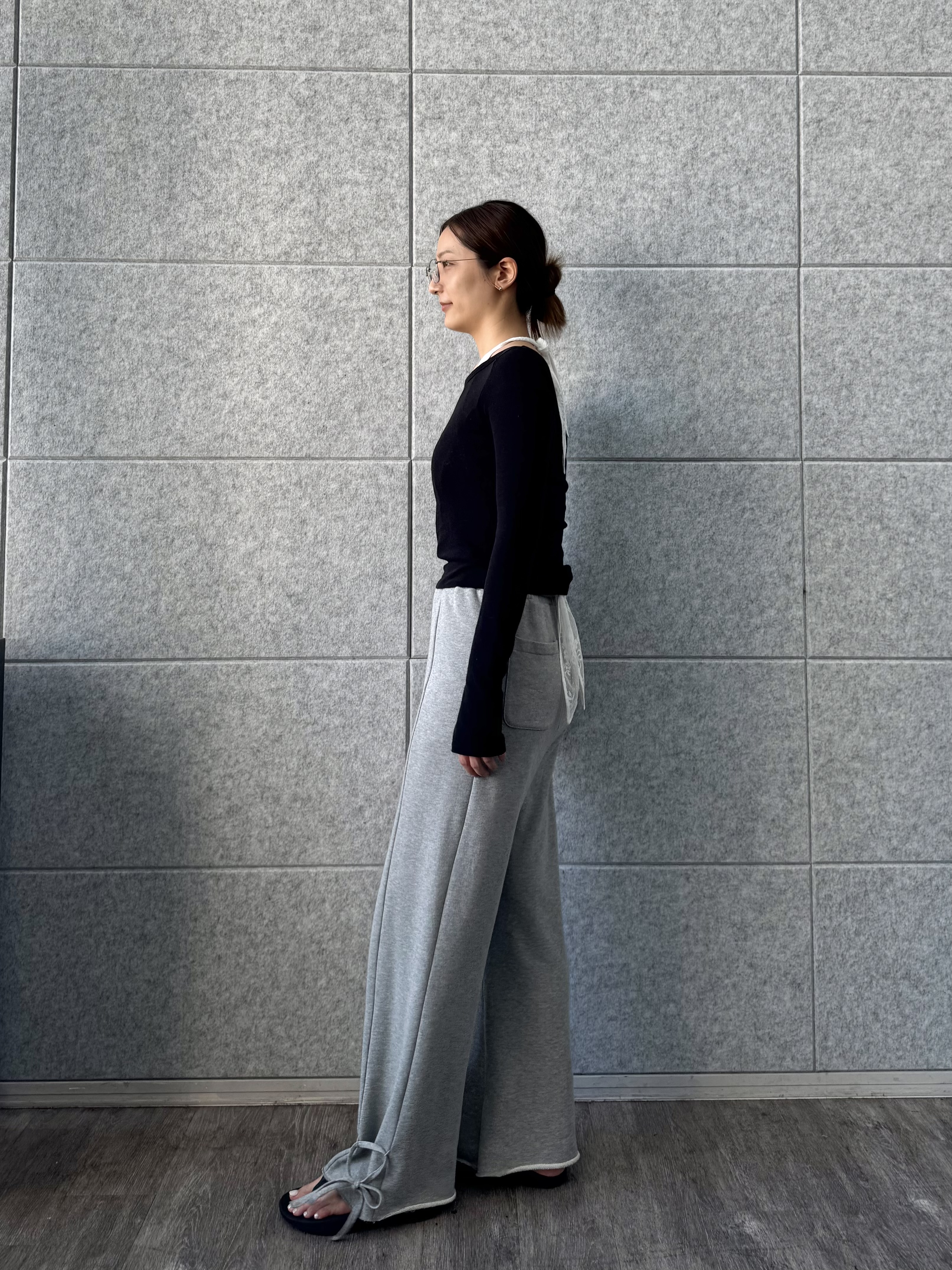 uchi__yamaさんの「CODE A｜【Re】ribbon sweat pants」を使ったコーディネート