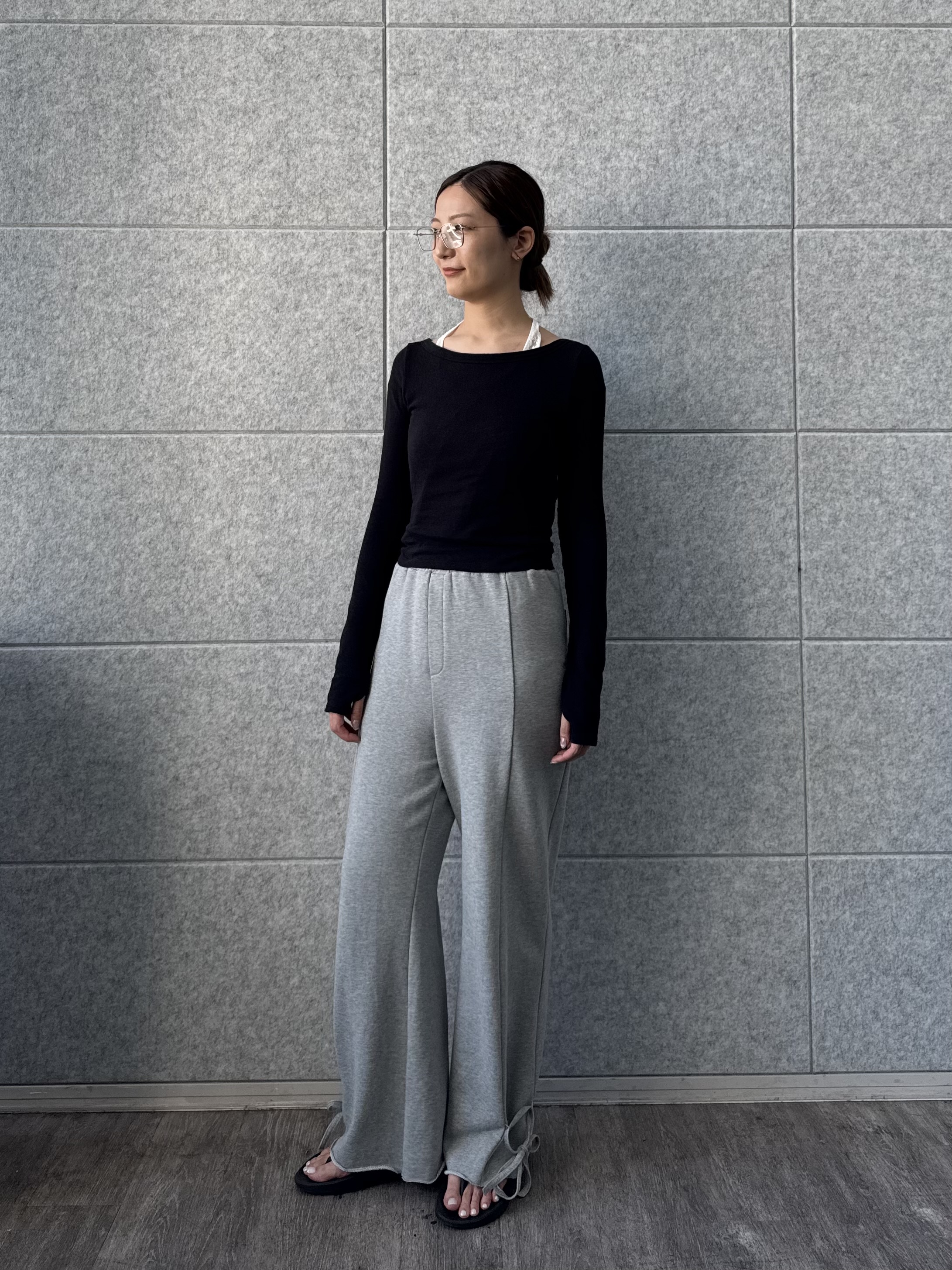 uchi__yamaさんの「CODE A｜【Re】ribbon sweat pants」を使ったコーディネート