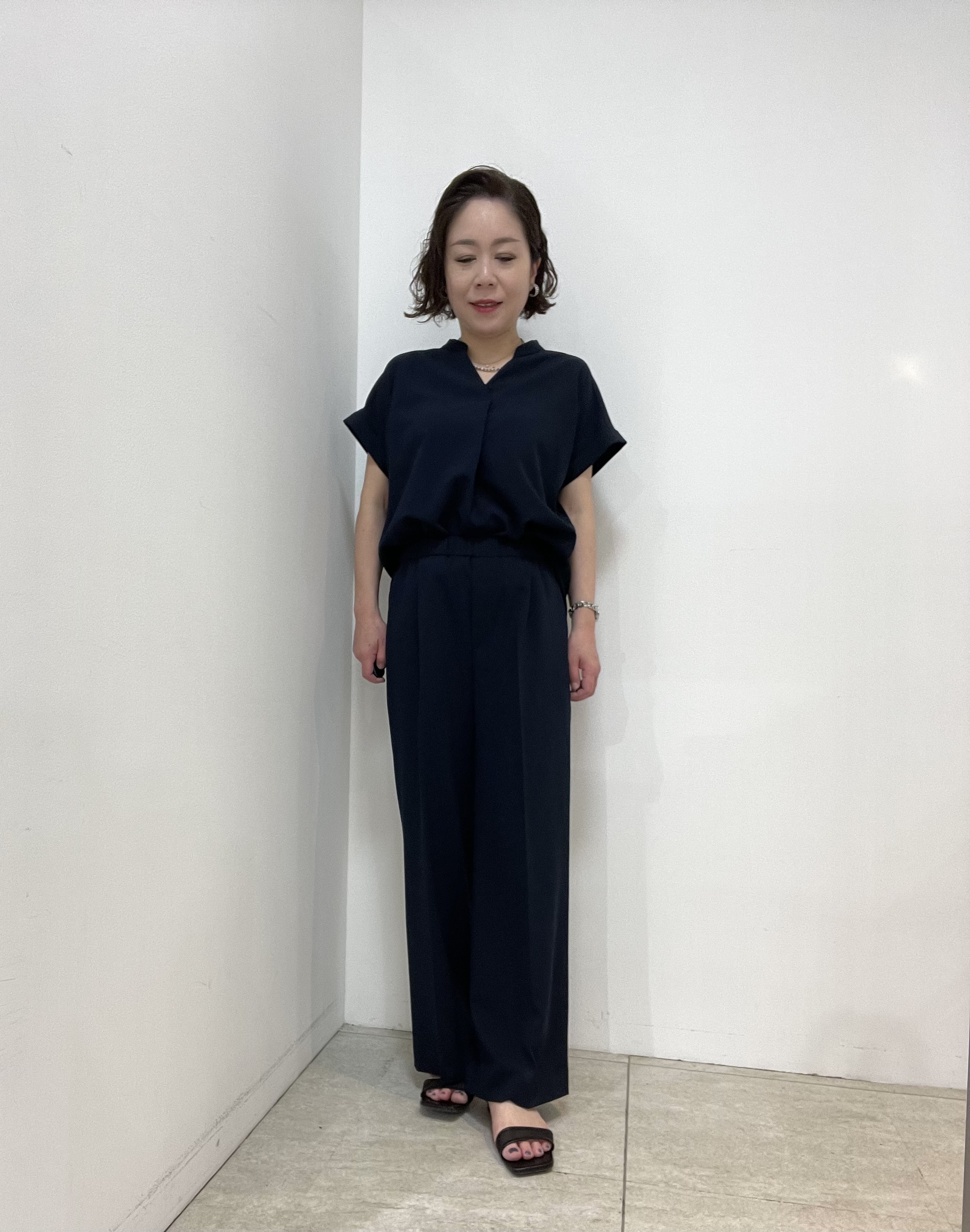 Wachiさんの「UNTITLED｜【セットアップ可/UVカット】エアリークールブラウス」を使ったコーディネート