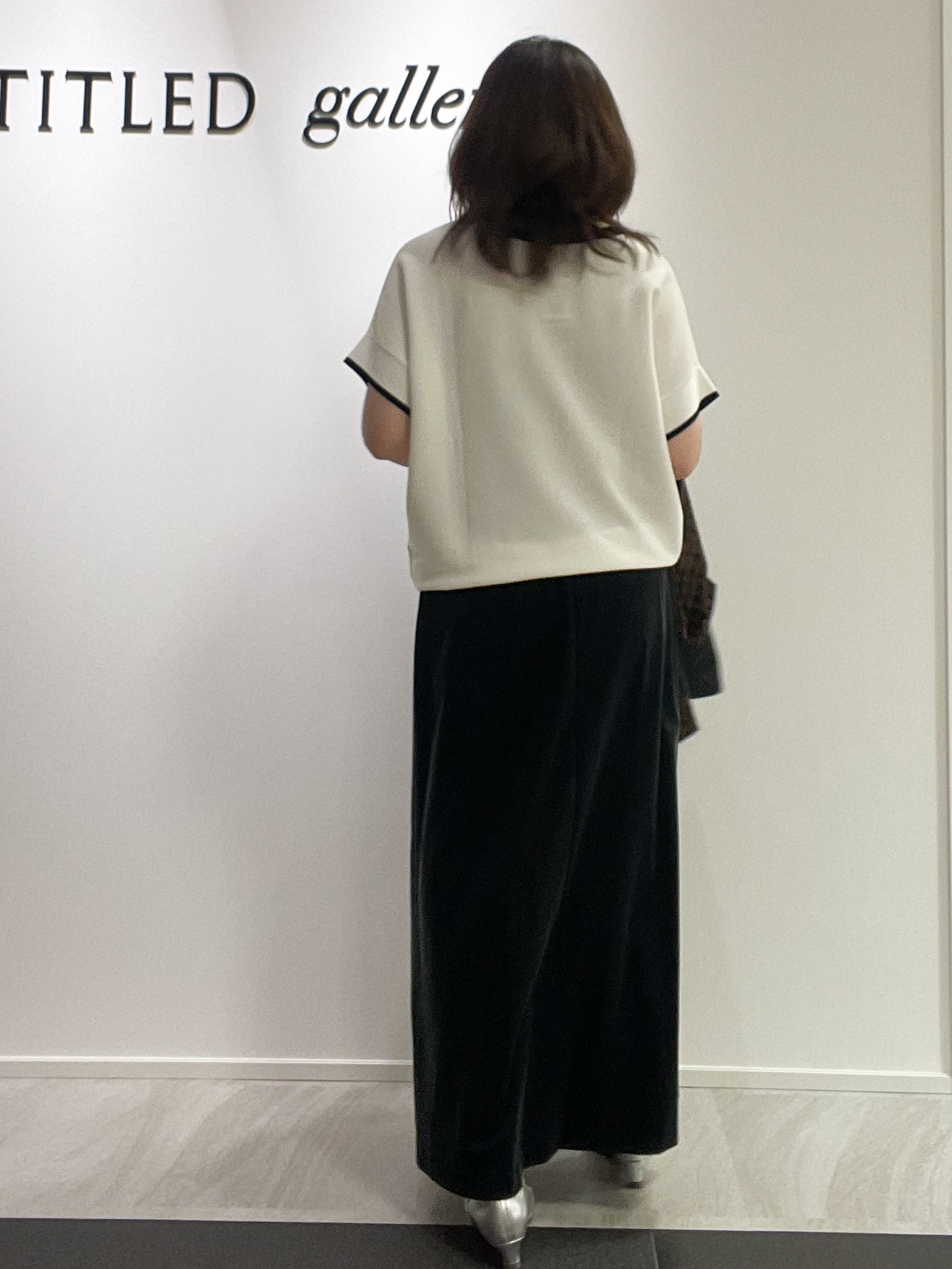 めいさんの「UNTITLED｜【11色展開/体型カバー】前後2WAYフレンチスリーブニット」を使ったコーディネート