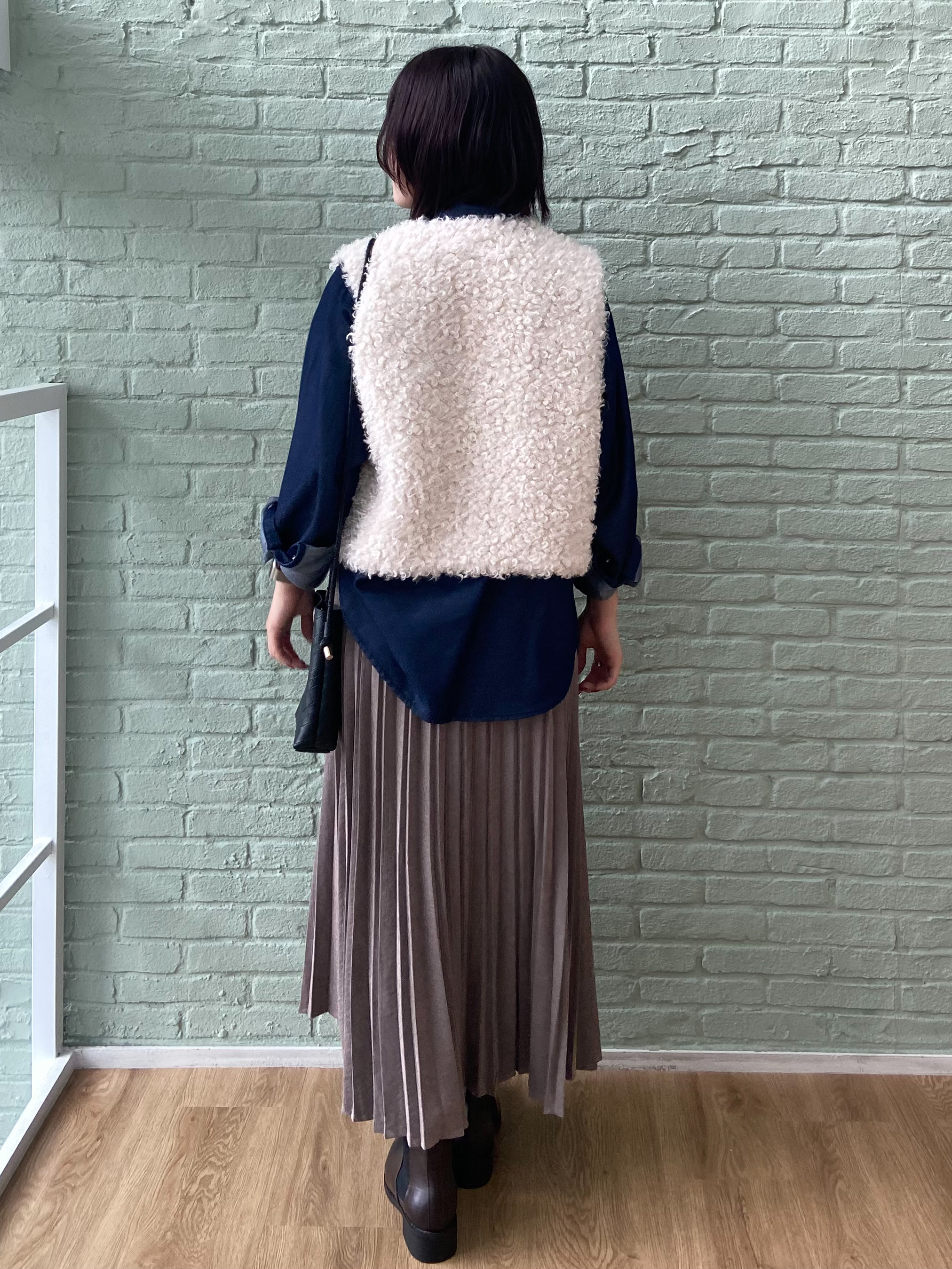kimiさんの「OPAQUE.CLIP｜デニムボウタイブラウス【洗濯機OK】」を使ったコーディネート