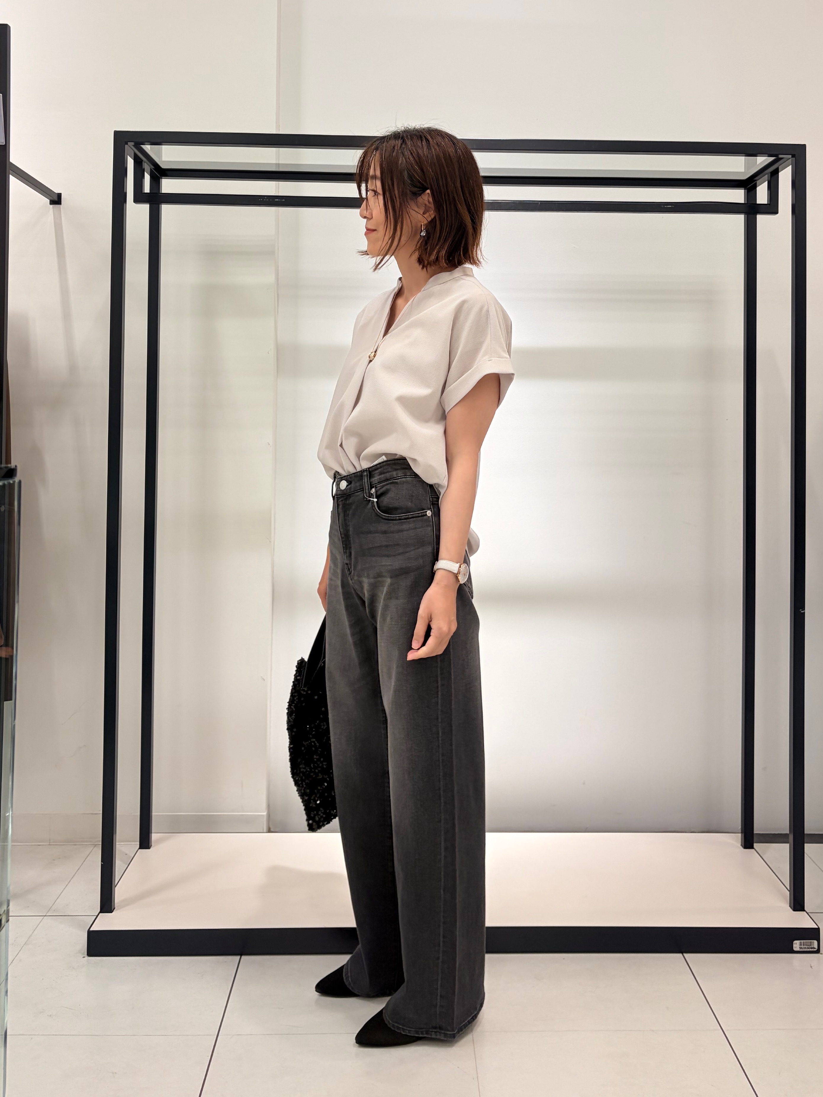Mikiさんの「UNTITLED｜【セットアップ可/UVカット】エアリークールブラウス」を使ったコーディネート