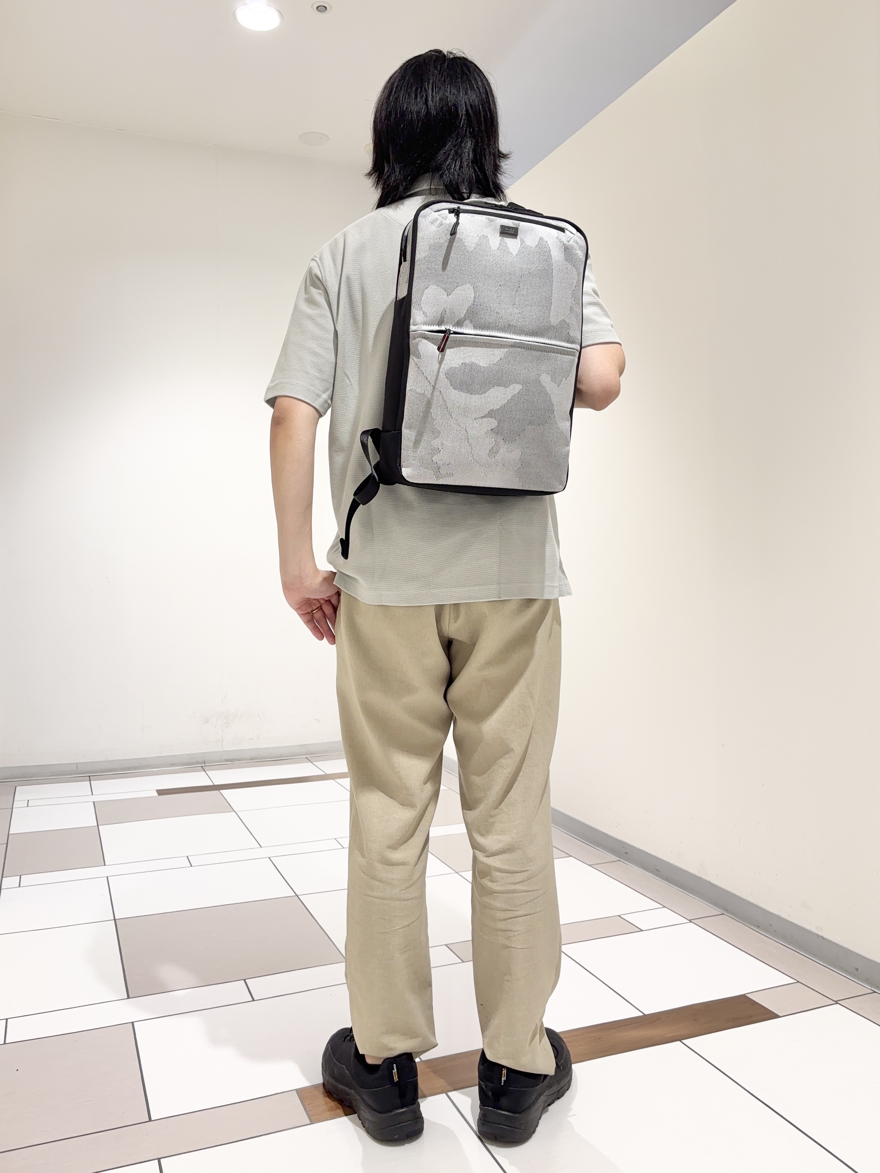 及川さんの「TAKEO KIKUCHI｜【抗菌防臭】ステイフレッシュ ポロシャツ」を使ったコーディネート