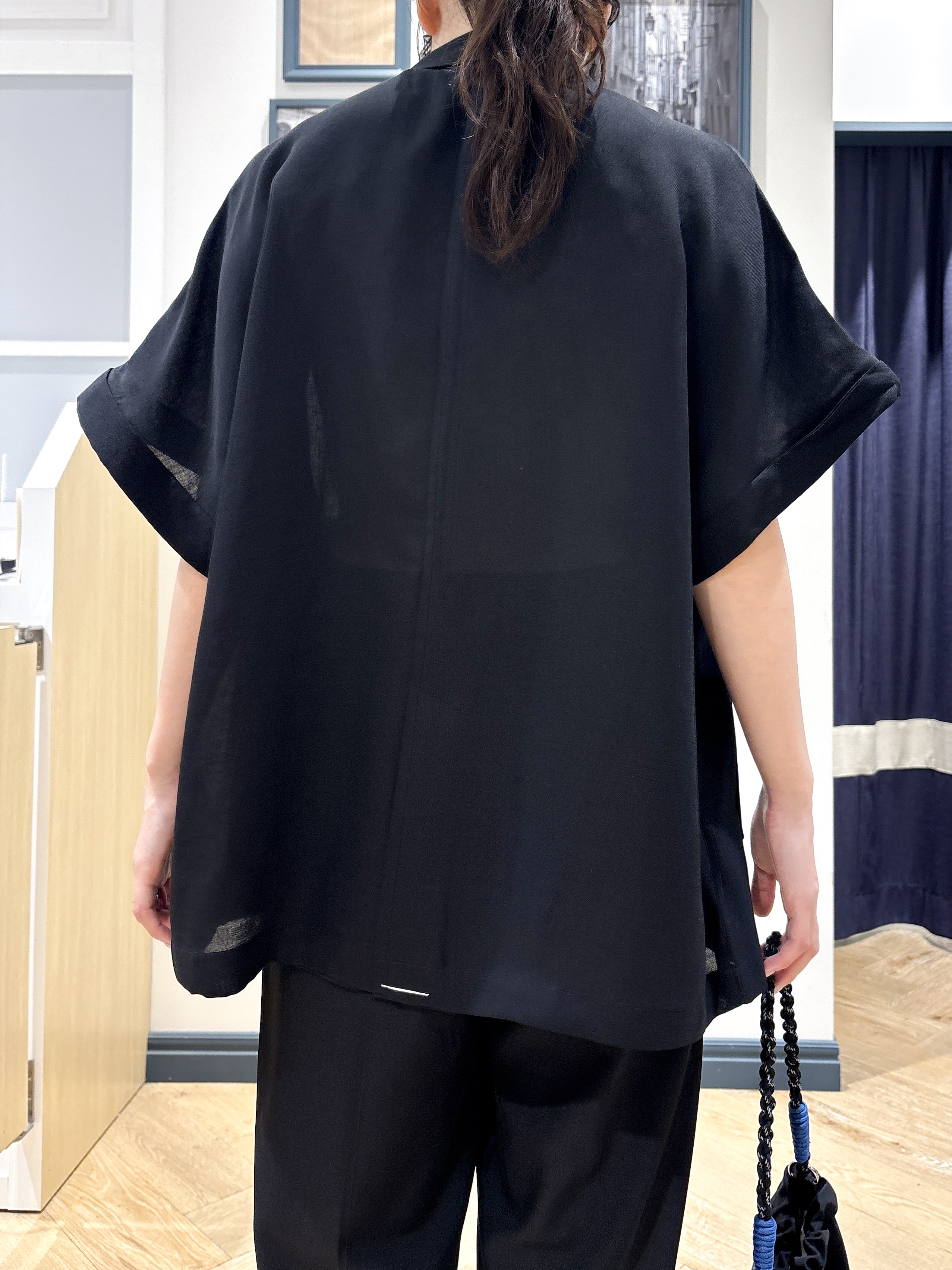 ayakaさんの「grove｜【洗濯機OK・ひんやり/SETUP可】シワになりにくいハーフスリーブジャケット」を使ったコーディネート