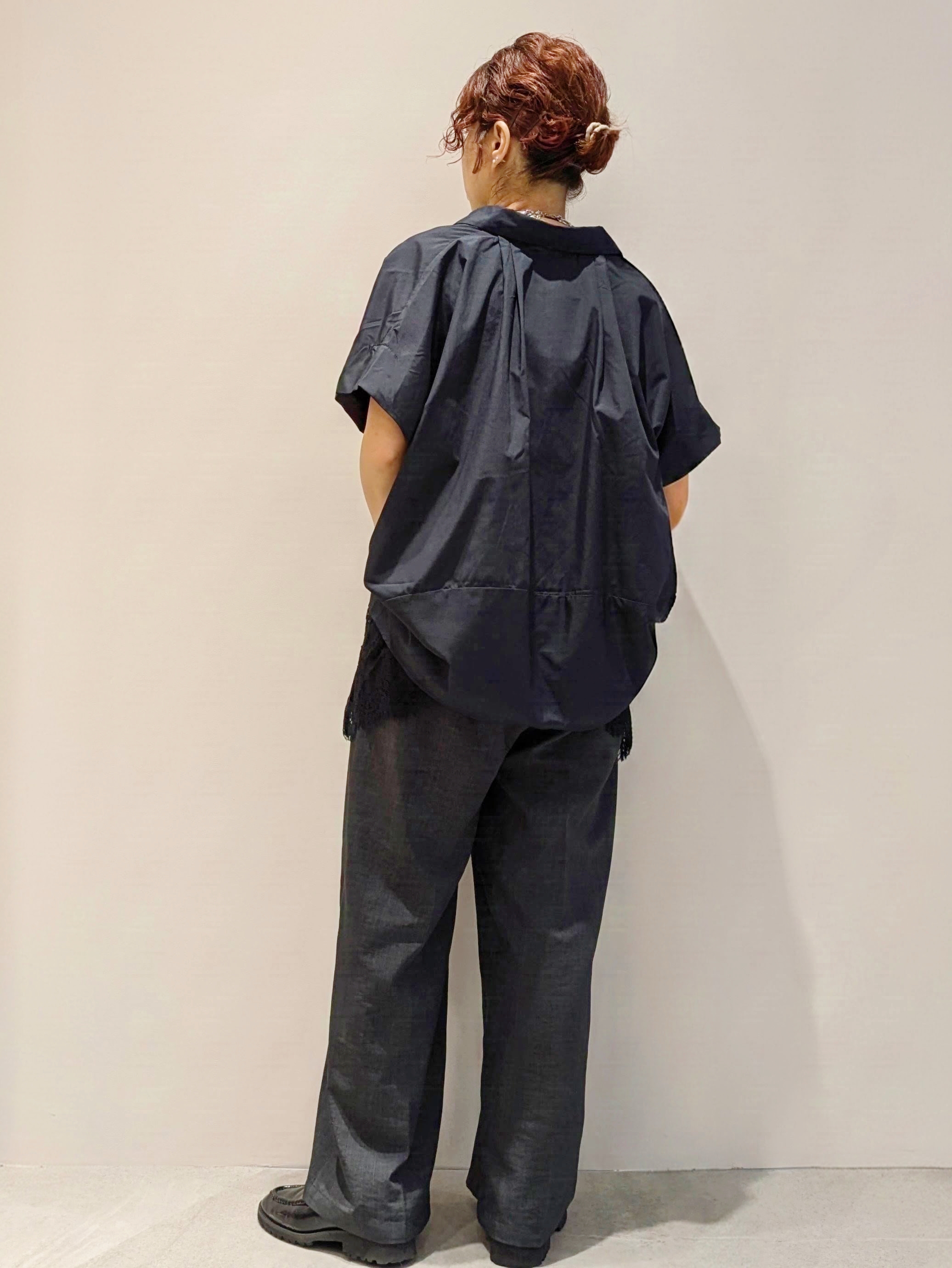 4410さんの「OPAQUE.CLIP｜タックニュアンスフォルムシャツ【洗濯機OK】」を使ったコーディネート