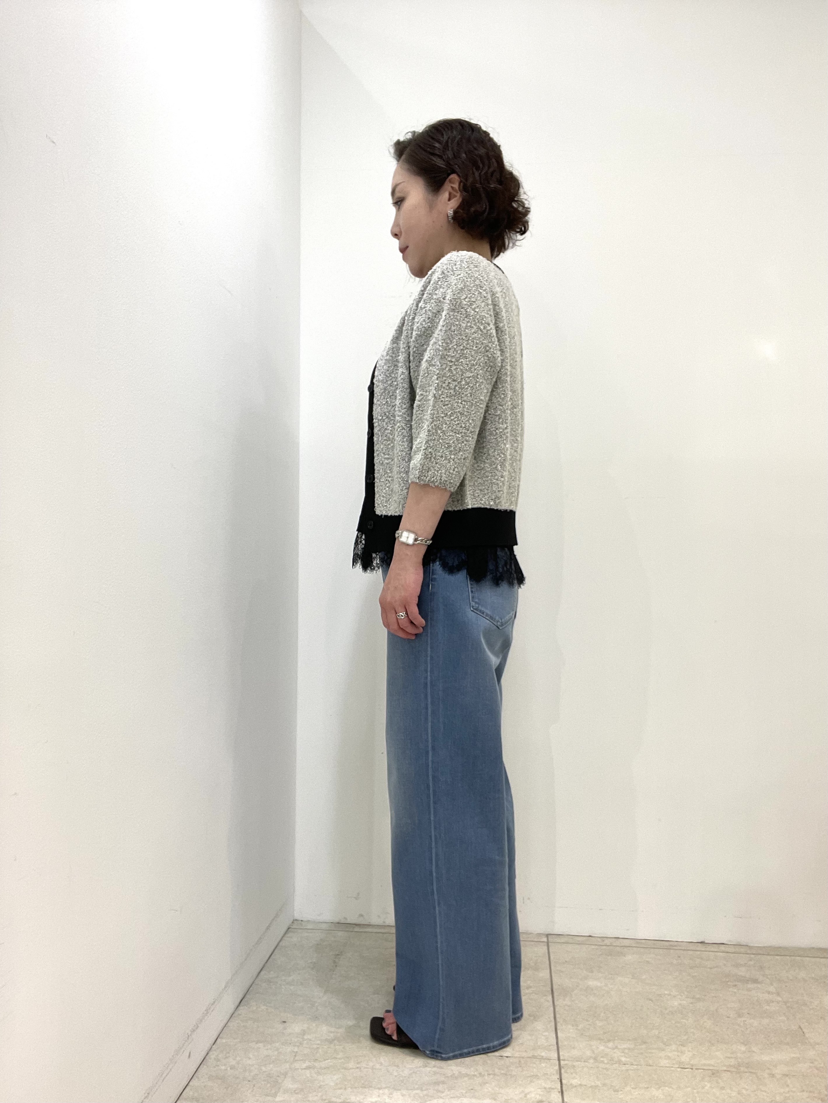 Wachiさんの「UNTITLED｜【ジャケットライク/前後2WAY】コットン混カールプルオーバー」を使ったコーディネート