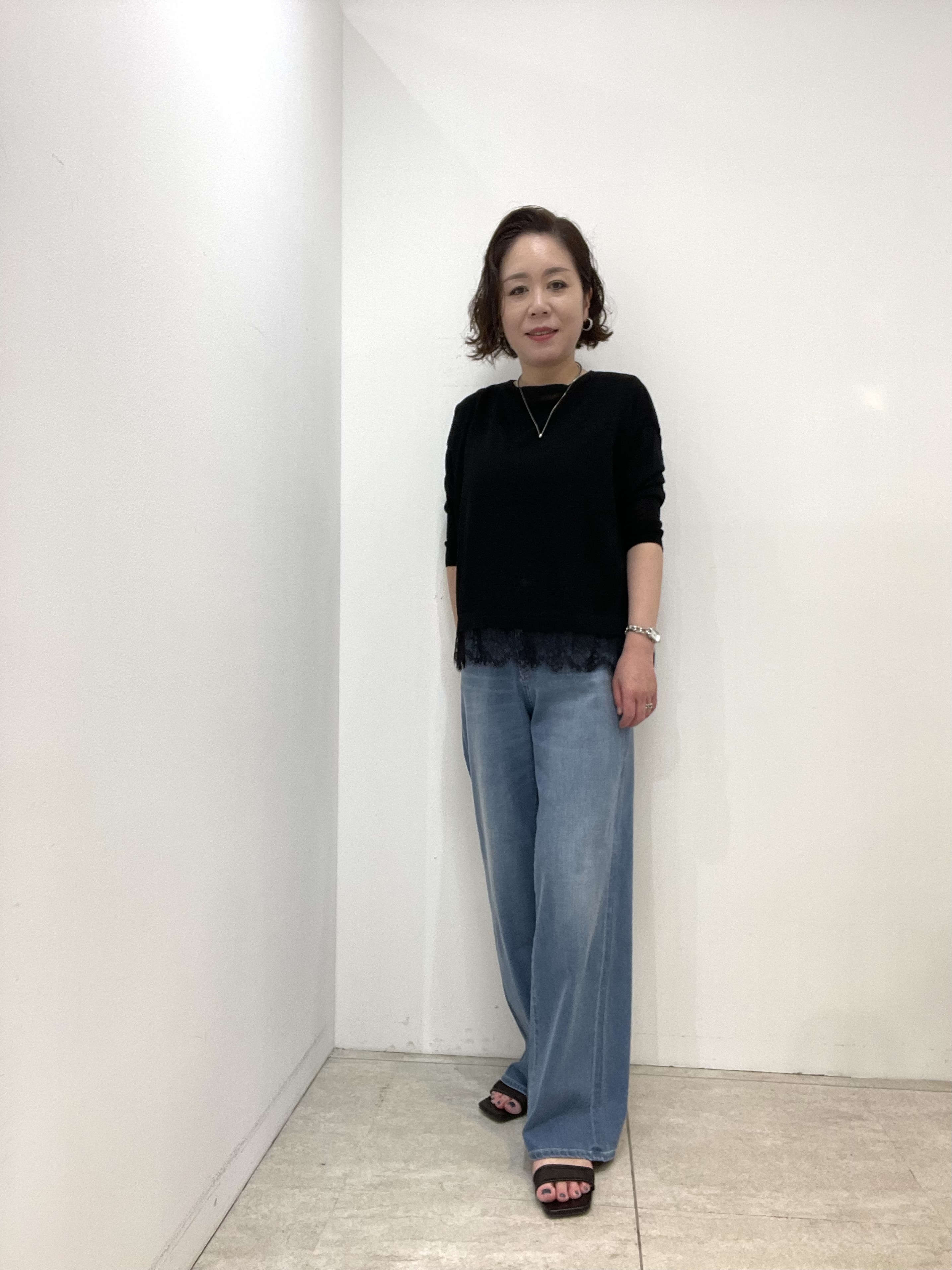 Wachiさんの「UNTITLED｜【ジャケットライク/前後2WAY】コットン混カールプルオーバー」を使ったコーディネート