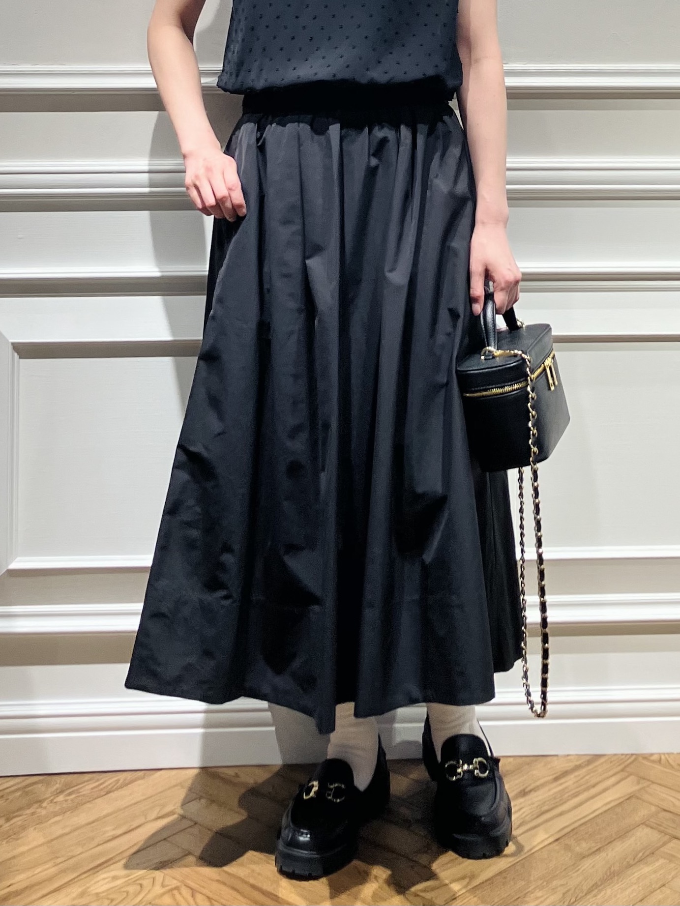 TSUKUIさんの「DRESSTERIOR｜【再入荷/ウォッシャブル】ドットジャカード プルオーバー」を使ったコーディネート