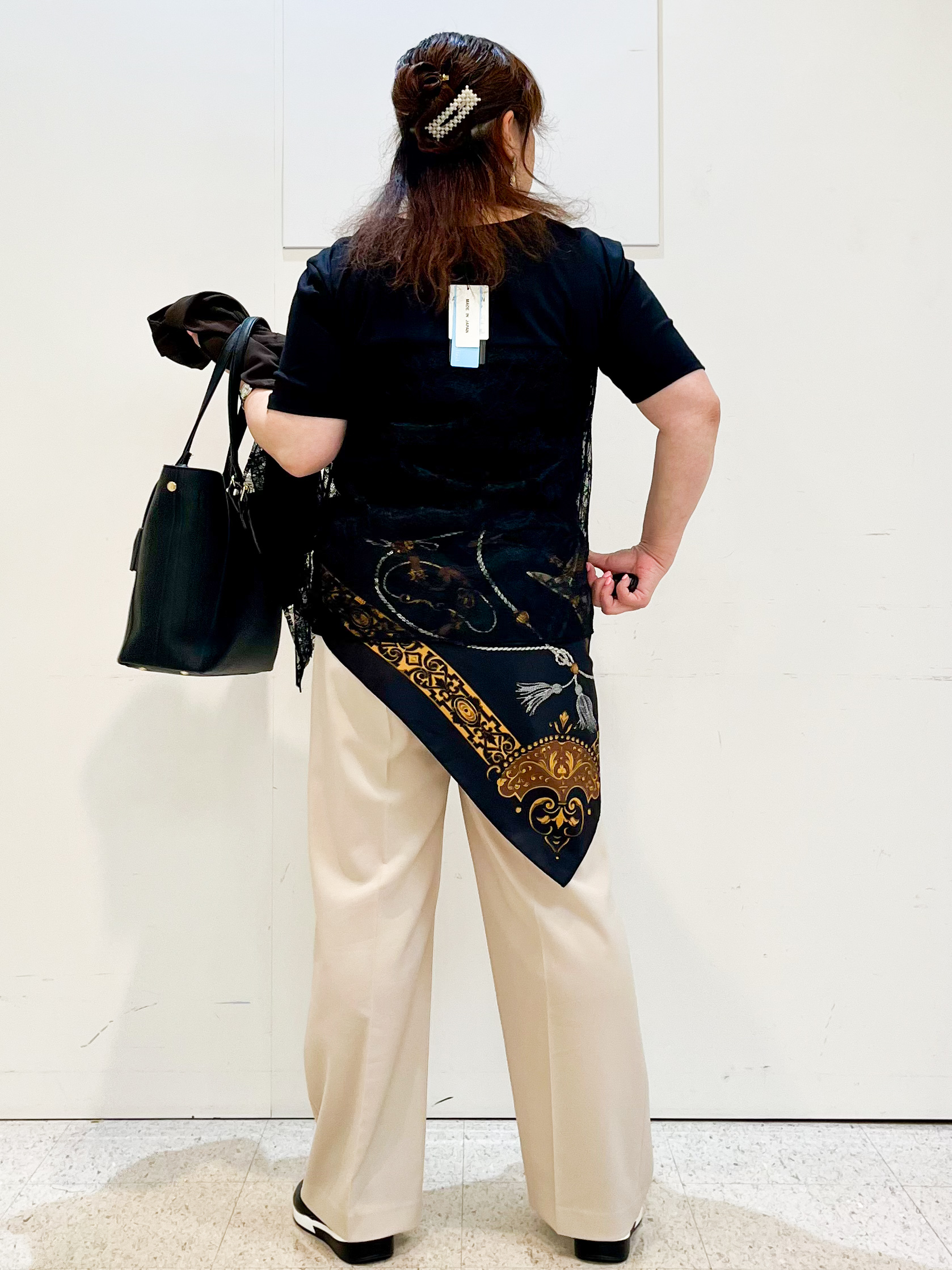kimmyさんの「Reflect｜【UVカット／接触冷感／手洗い可】ラッセルレースプルオーバー」を使ったコーディネート