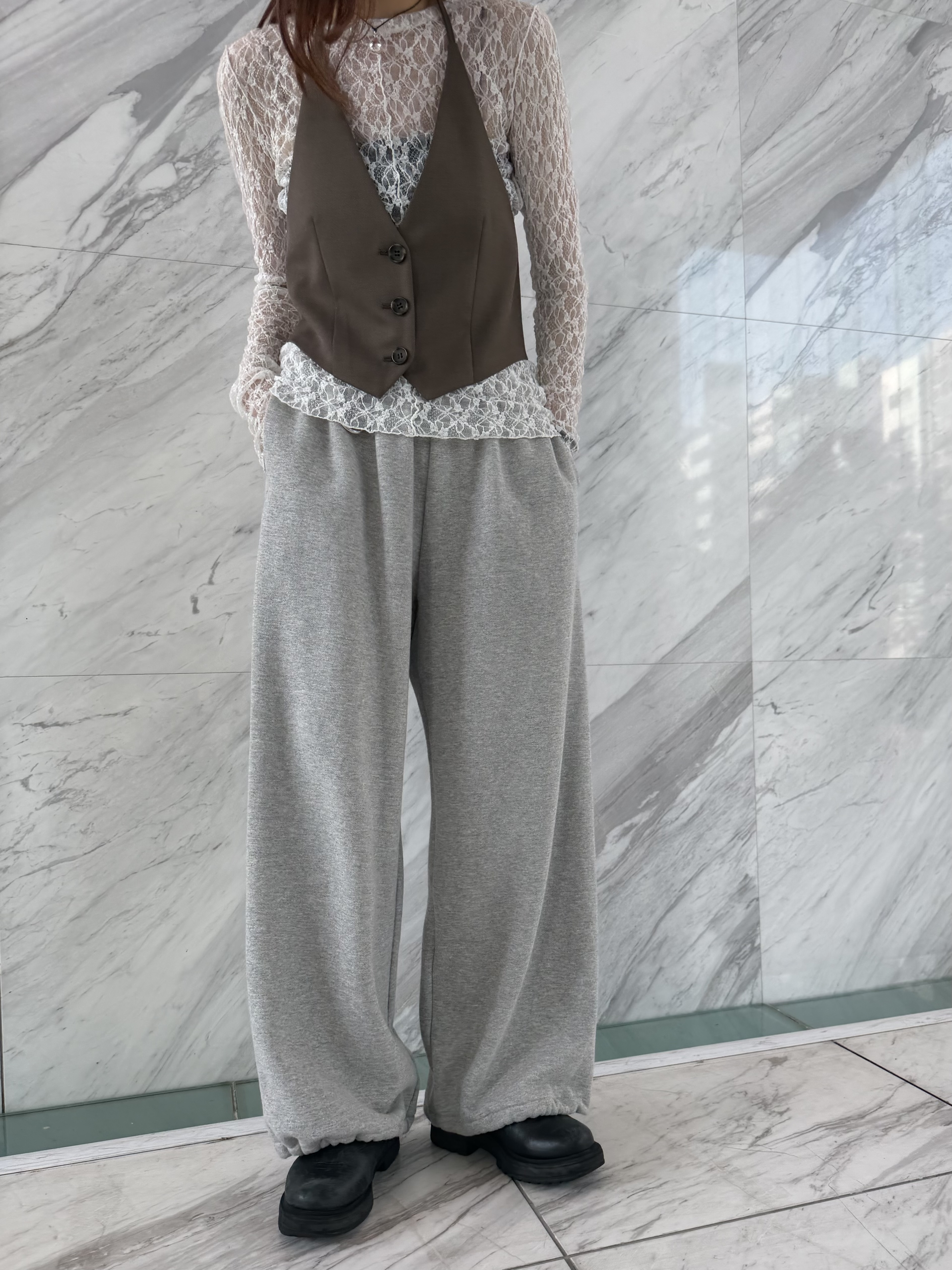 kanamiさんの「CODE A｜【ReRe】stretch lace tops」を使ったコーディネート