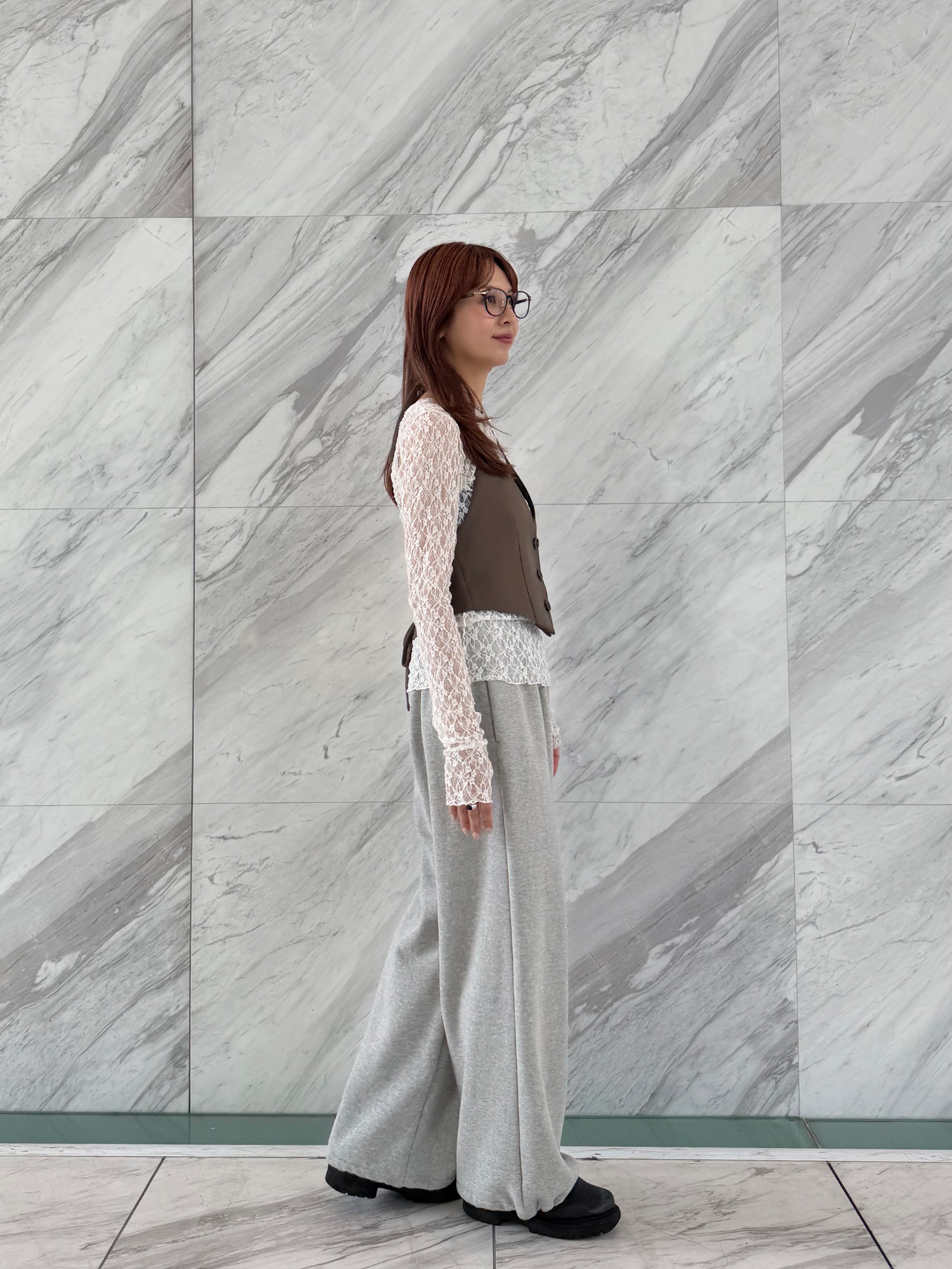 kanamiさんの「CODE A｜【ReRe】stretch lace tops」を使ったコーディネート