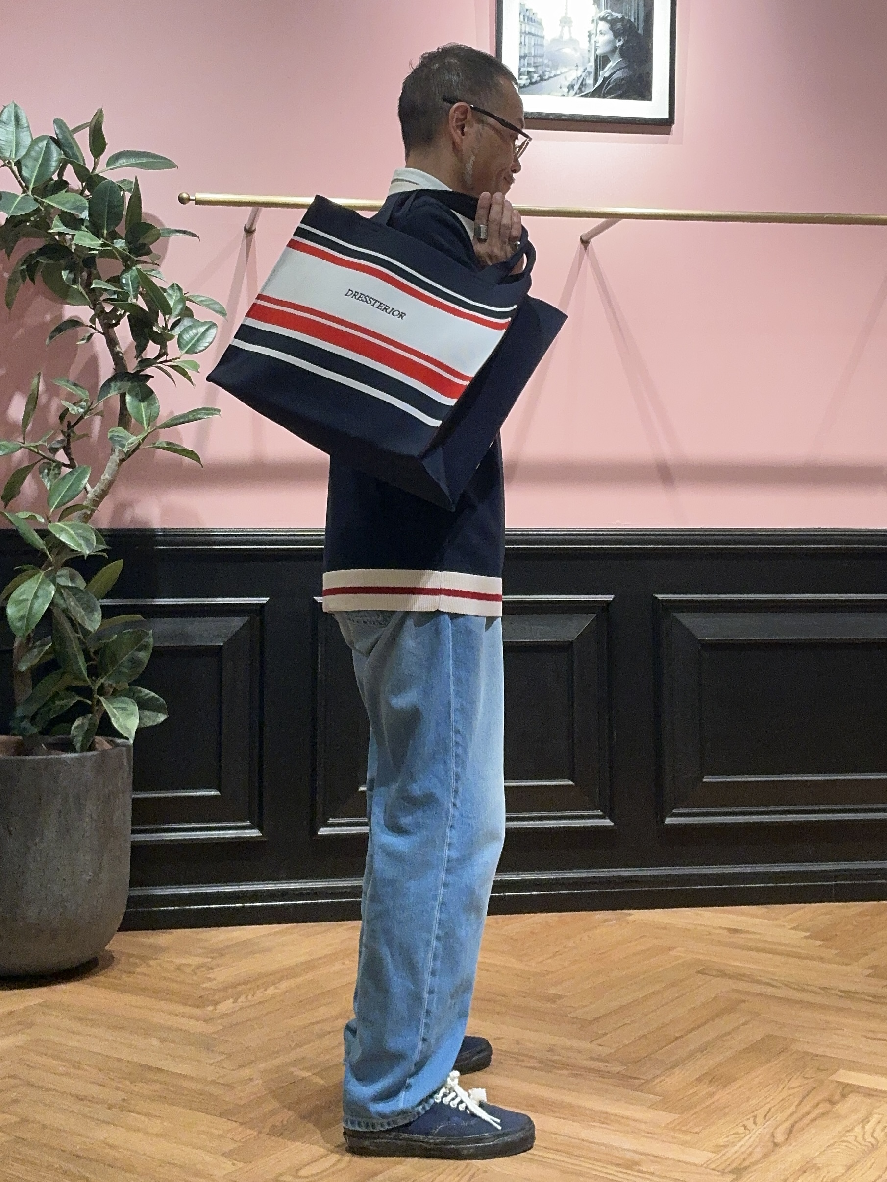 torigoeさんの「DRESSTERIOR｜【ウォッシャブル】ファインメリノVネックニット」を使ったコーディネート