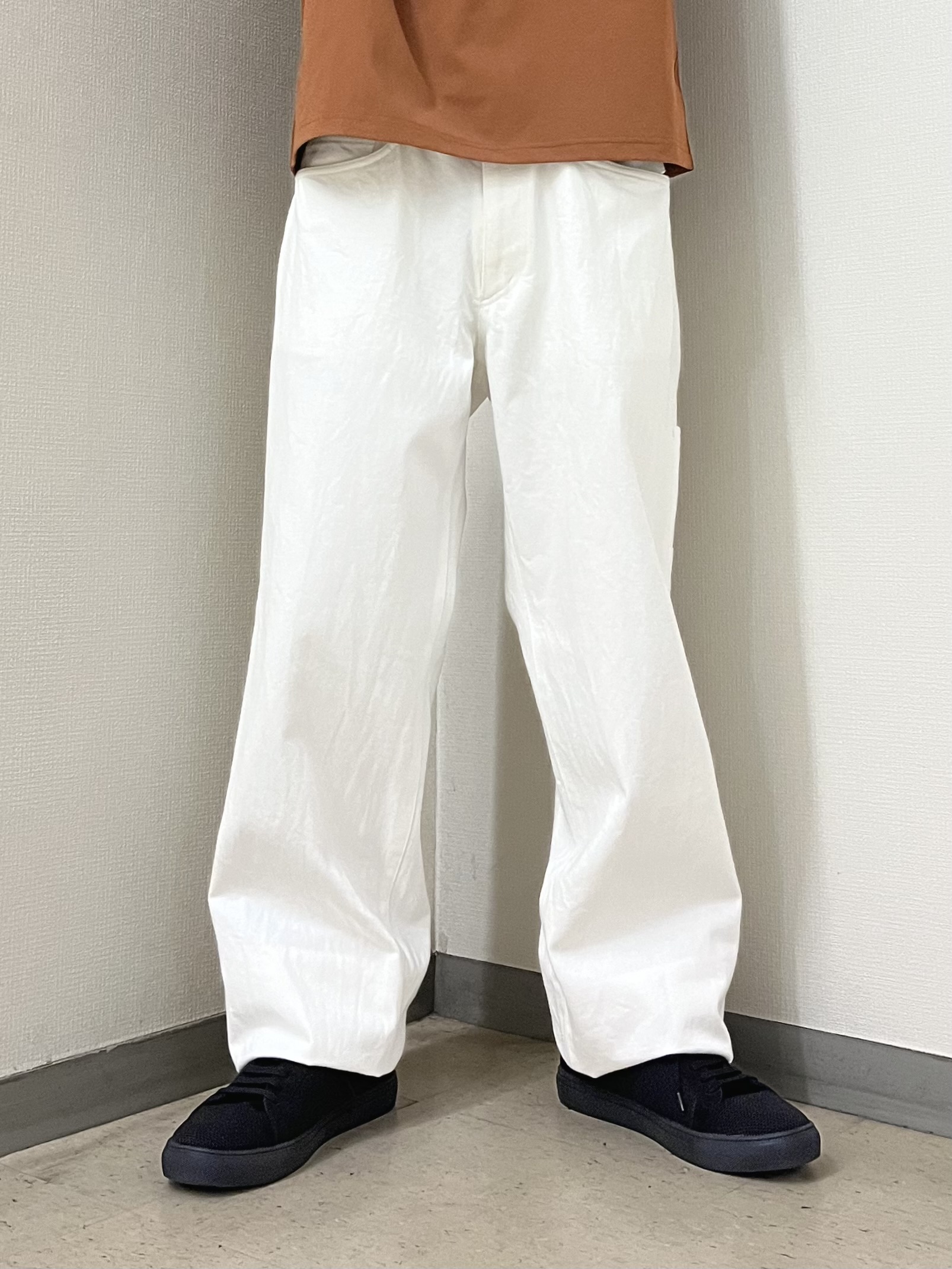 URAさんの「TAKEO KIKUCHI｜【接触冷感】ジャージストライプ シャツ」を使ったコーディネート