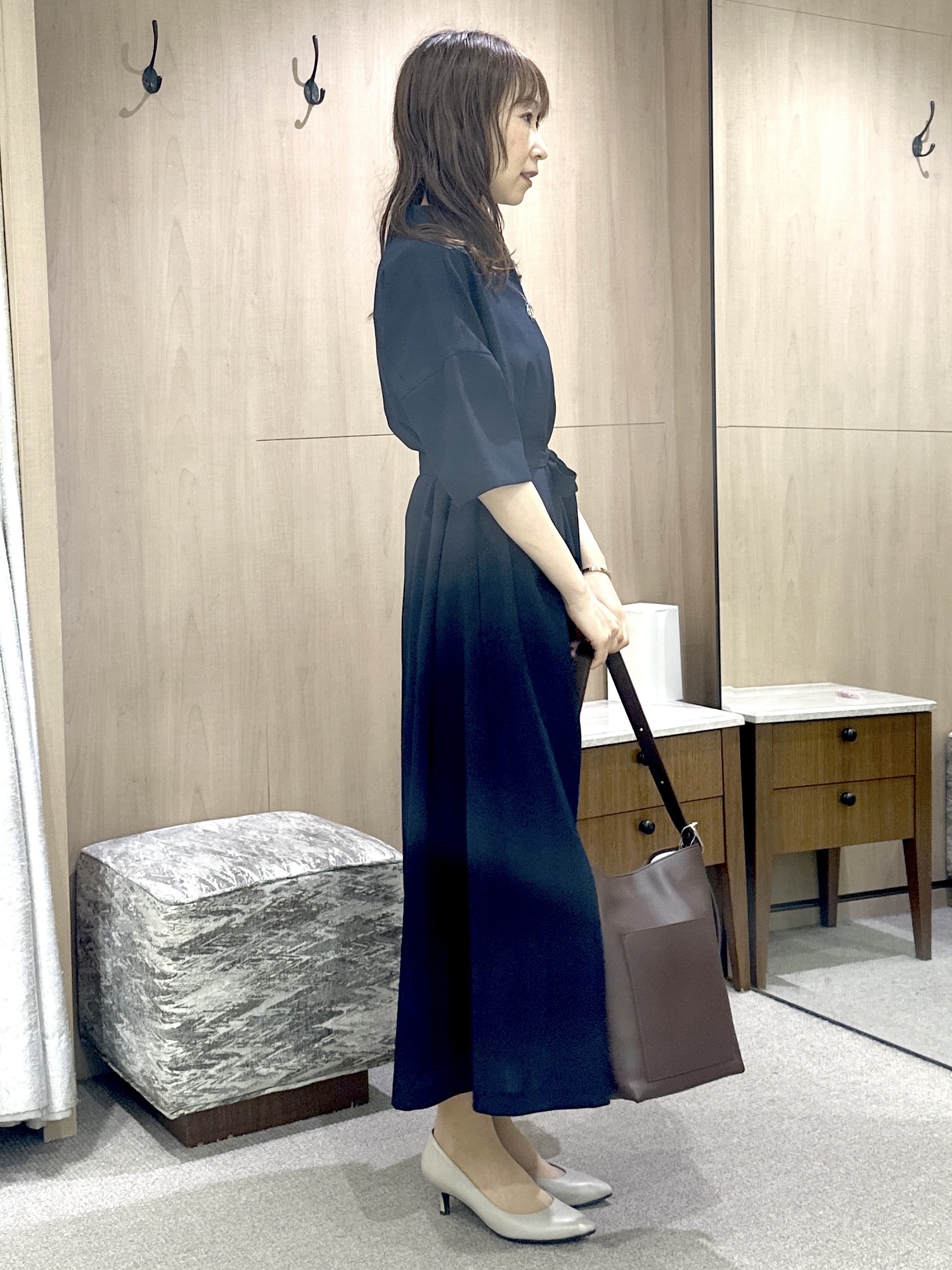 Miwaさんの「UNTITLED｜【アンサンブル可能】コンパクトニットカーディガン」を使ったコーディネート