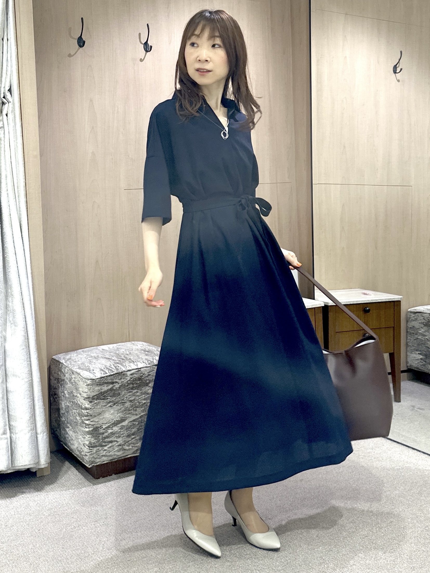 Miwaさんの「UNTITLED｜【アンサンブル可能】コンパクトニットカーディガン」を使ったコーディネート