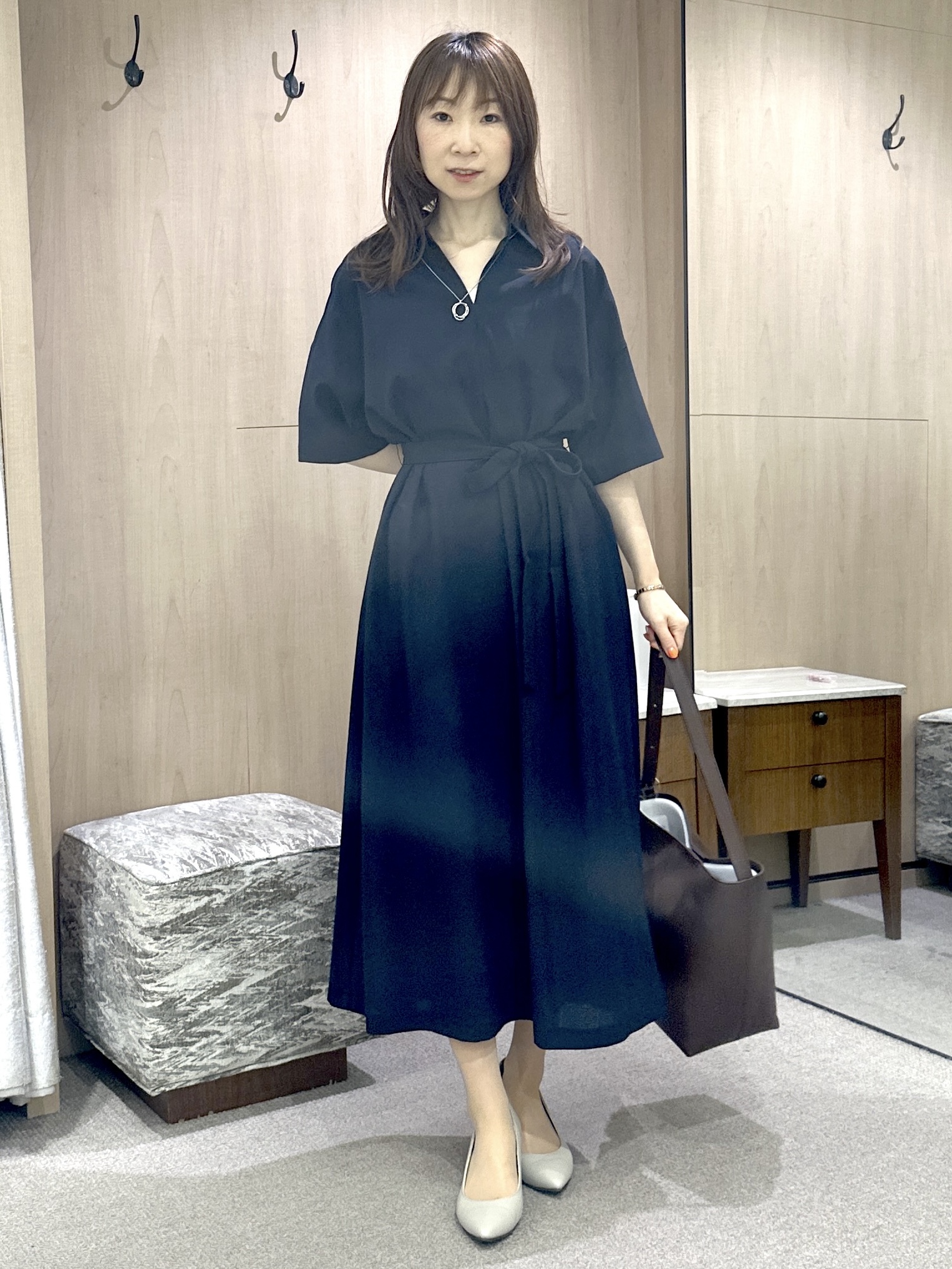 Miwaさんの「UNTITLED｜【アンサンブル可能】コンパクトニットカーディガン」を使ったコーディネート