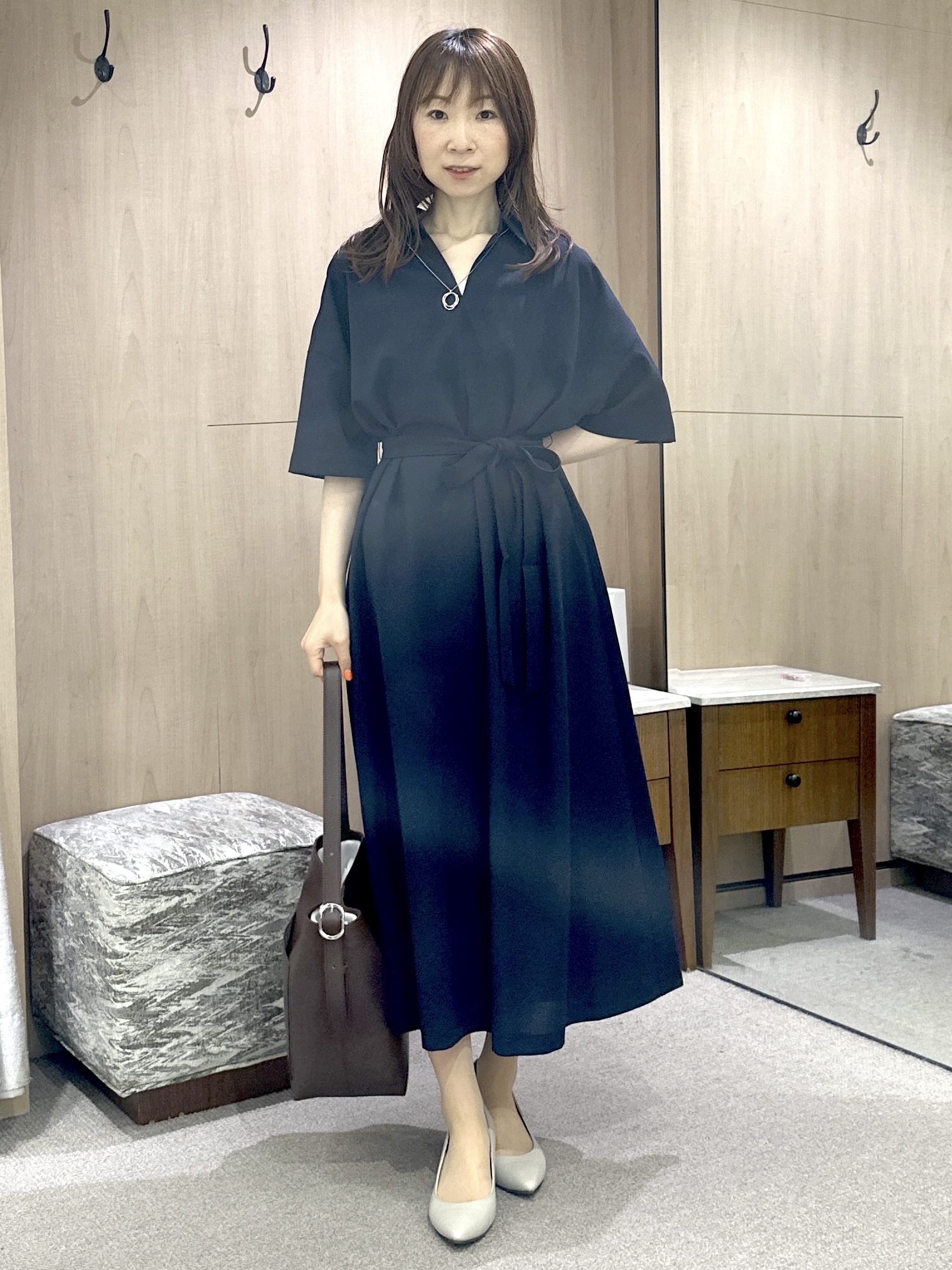 Miwaさんの「UNTITLED｜【アンサンブル可能】コンパクトニットカーディガン」を使ったコーディネート