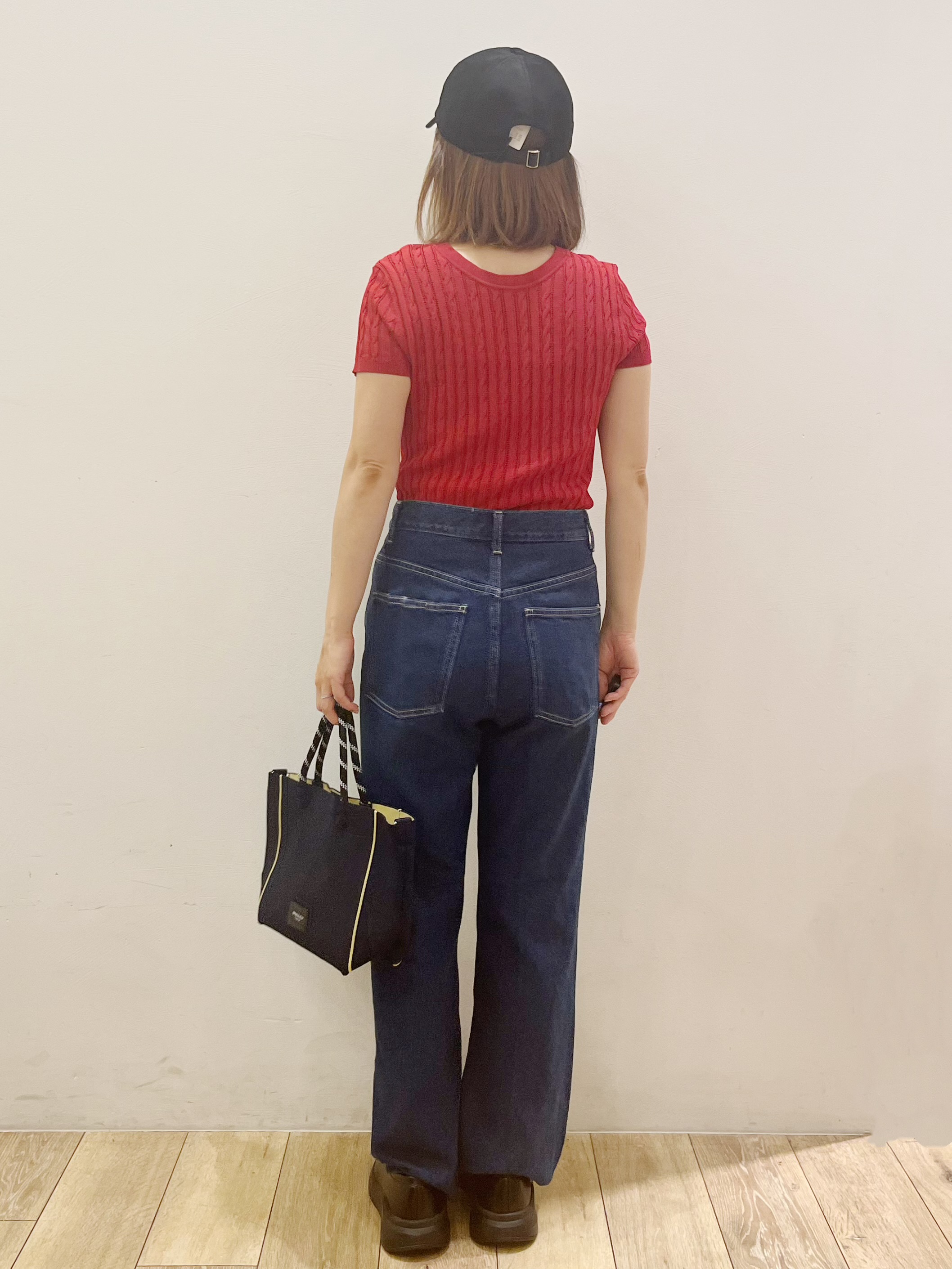 kcさんの「OPAQUE.CLIP｜前後2wayケーブルコンパクトニット【洗濯機OK／抗ピル】」を使ったコーディネート